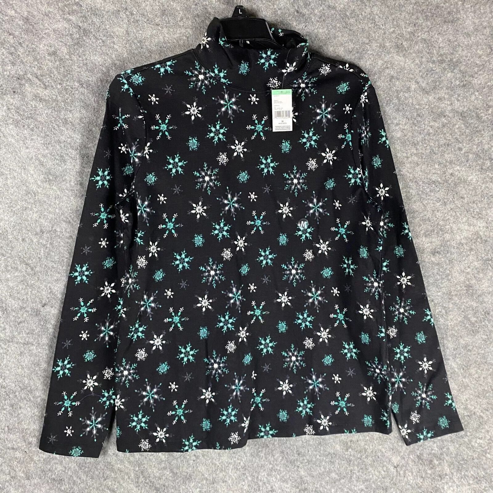 Other Laura Scott Long Sleeve Top Medium Women's NWT Snowflakes M Size M / US 6-8 / IT 42-44 - 1 Thumbnail