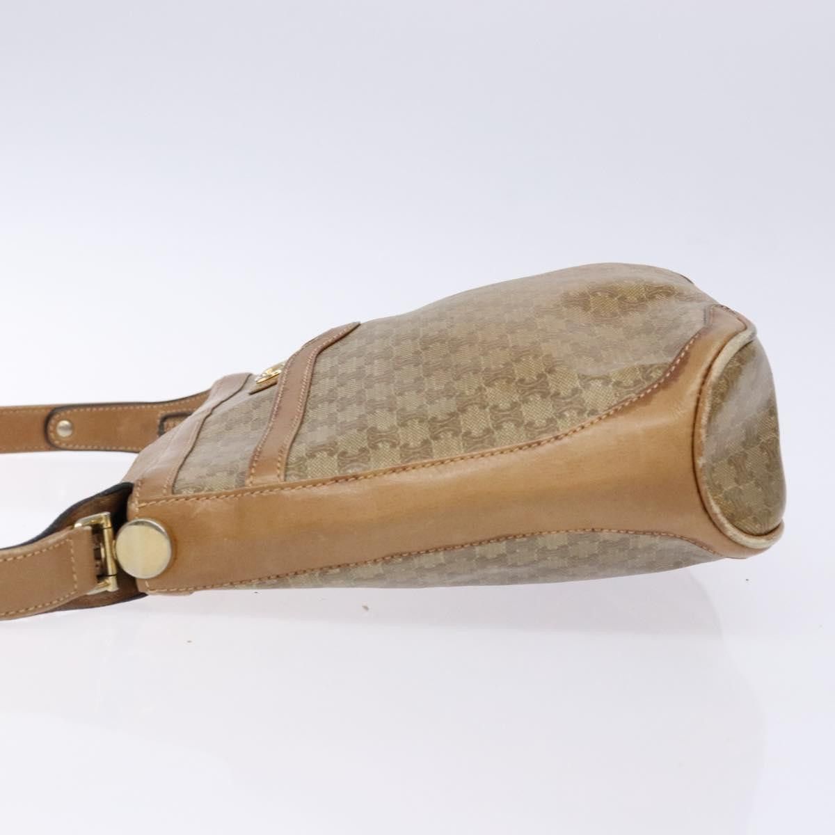 Celine CELINE Macadam Canvas Shoulder Bag Pvc Beige Gold Size ONE SIZE - 5 Thumbnail