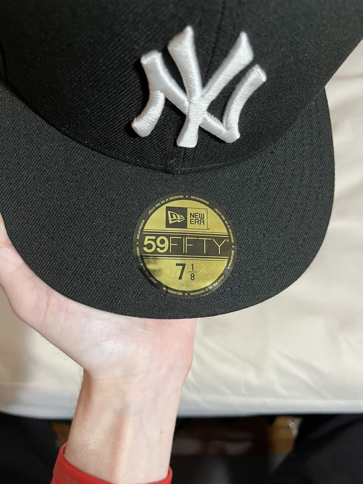 New York Yankees Ny yankees fitted hat 59fifty size 7 1/8 Size ONE SIZE - 2 Thumbnail
