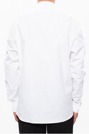 Saint Laurent Paris o1s1wg111124 Shirt In Cotton Poplin in White Size US XL / EU 56 / 4 - 3 Thumbnail
