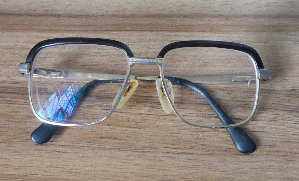 Japanese Brand Charmant CH-1145 Titanium Browline Glasses Size ONE SIZE - 2 Thumbnail