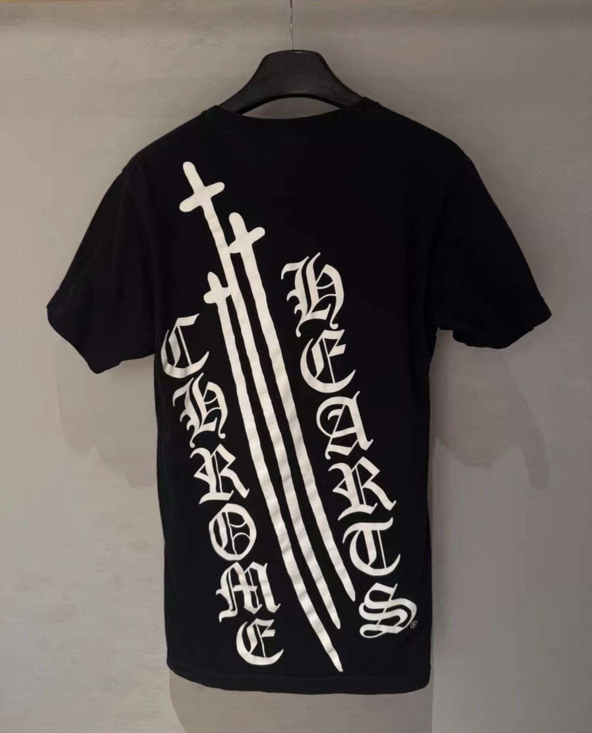 Chrome Hearts Chrome Hearts Triple Knife Sanskrit Print Short Sleeve Size US S / EU 44-46 / 1 - 1 Thumbnail