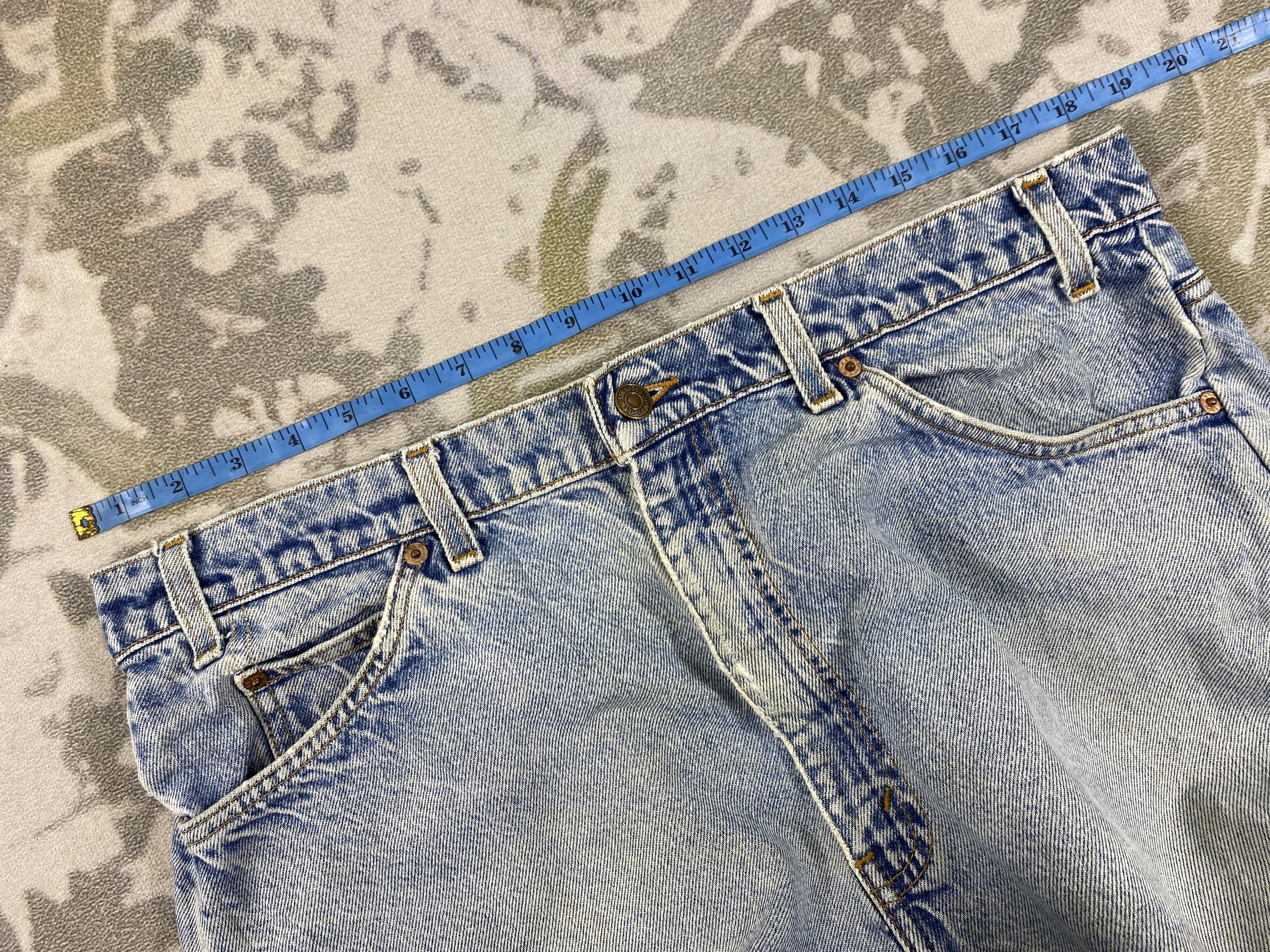 Levi's Faded Blue Vintage Levi's 505 Orange Tab 37x27 Denim JN3505 Size US 37 - 5 Thumbnail