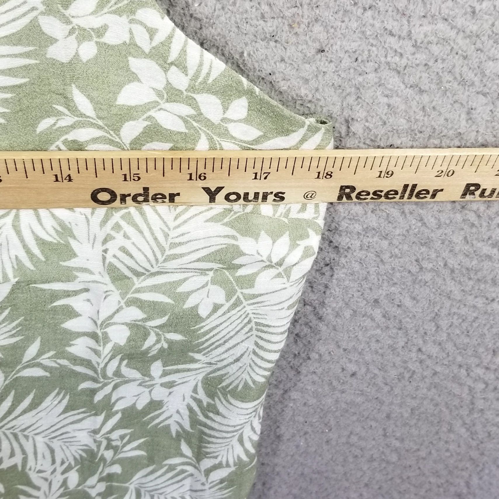 Anthropologie VINTAGE Anthropologie MINE Women's Tank Top Sleeveless Spaghetti Strap Floral Green Medium Size M / US 6-8 / IT 42-44 - 6 Thumbnail