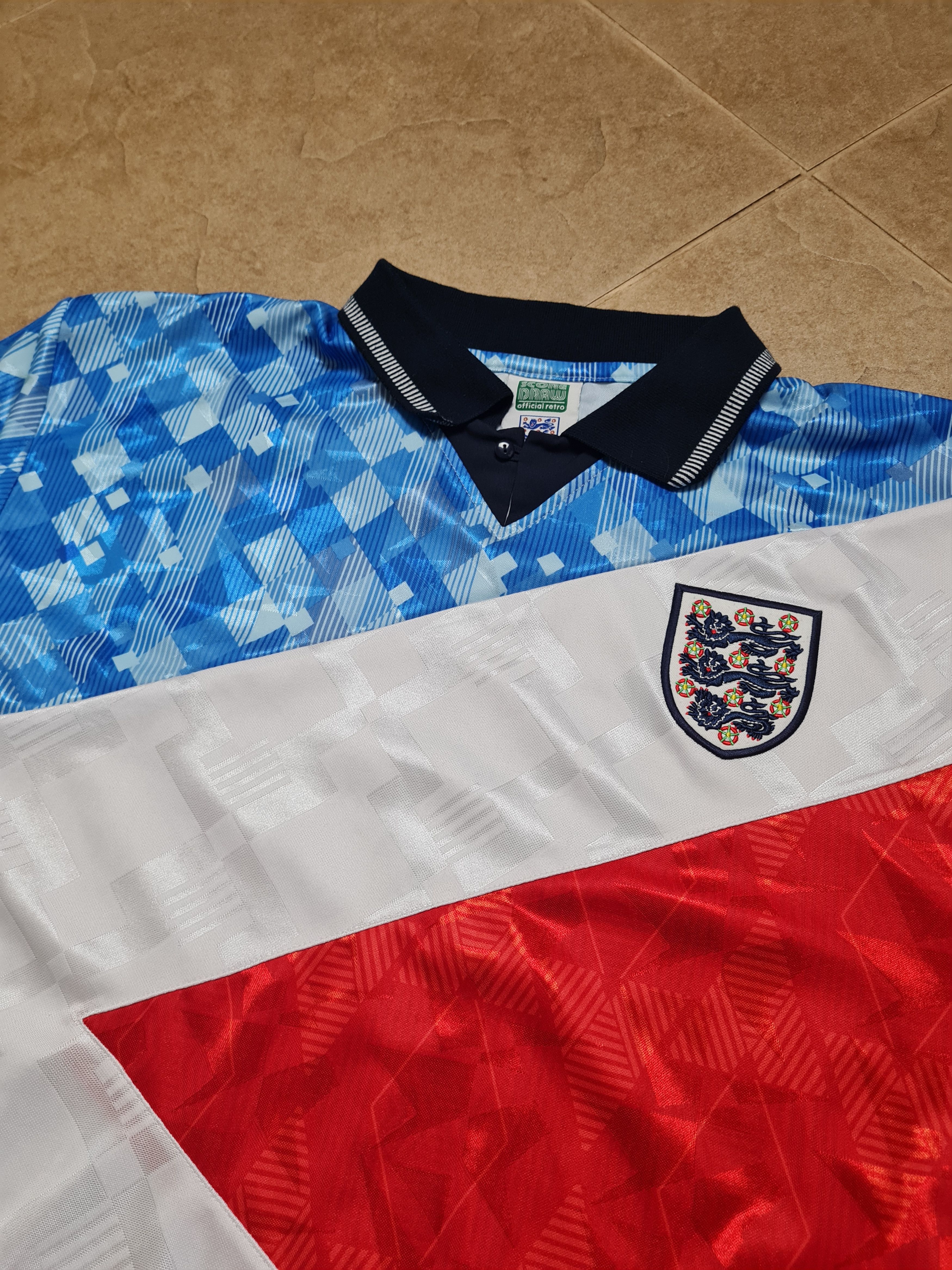 Other England Retro Remake Special Football Jersey Score Draw Size US L / EU 52-54 / 3 - 7 Thumbnail
