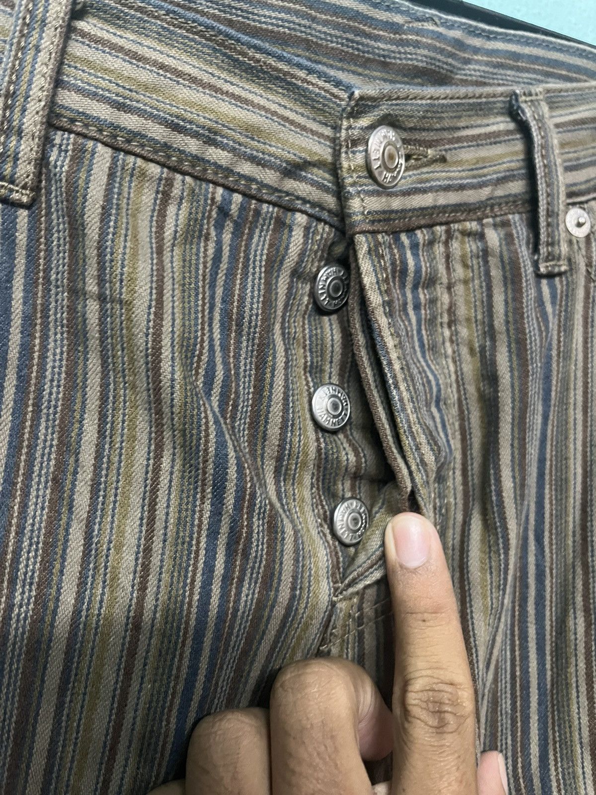 If Six Was Nine × Japanese Brand × Katharine Hamnett London Katharine Hamnett Stripe Size US 34 / EU 50 - 3 Thumbnail