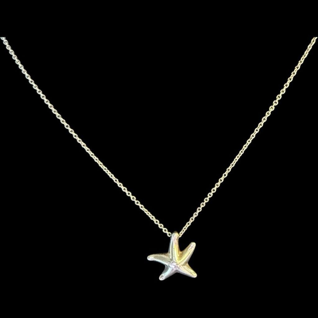 Tiffany & Co. TIFFANY & CO. Jewelry Elsa Peretti Starfish Pendant Necklace Size ONE SIZE - 3 Thumbnail