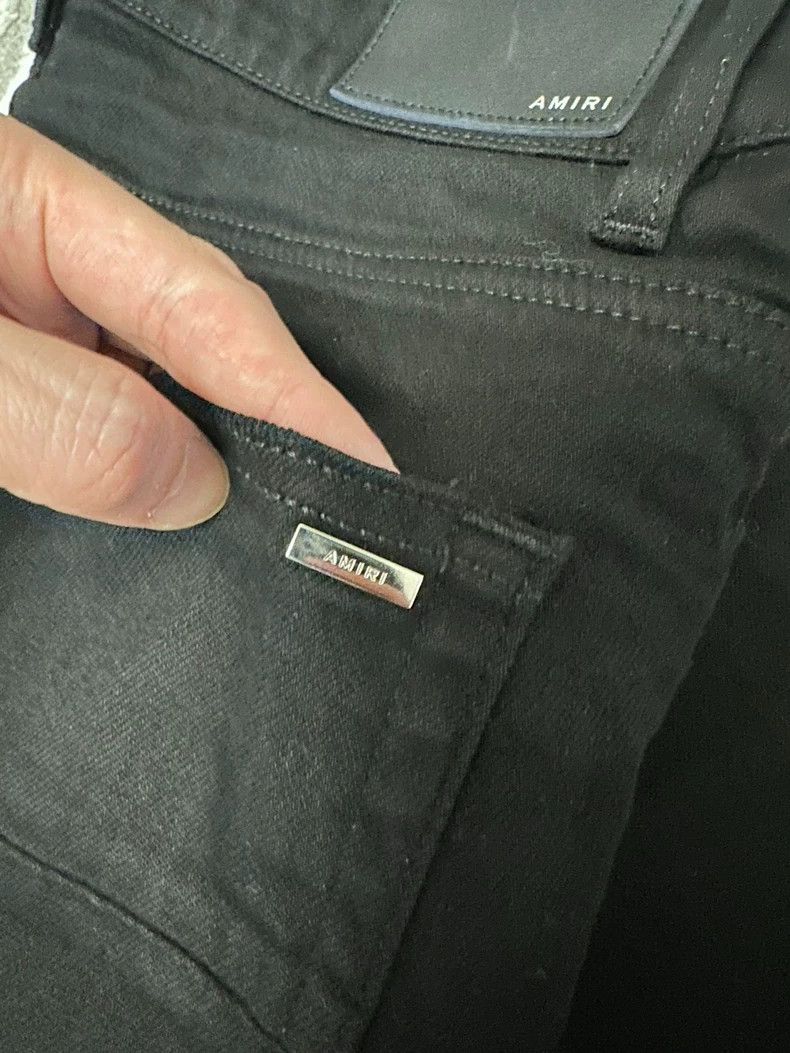 Amiri AmiriBlack old jeans 2503-Nextarrow Size US 30 / EU 46 - 4 Thumbnail