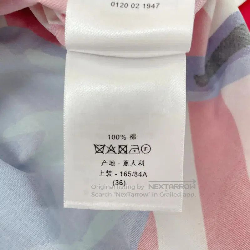 Dior Dior Colorful Cotton Short Sleeve Shirt . Size S / US 4 / IT 40 - 8 Thumbnail