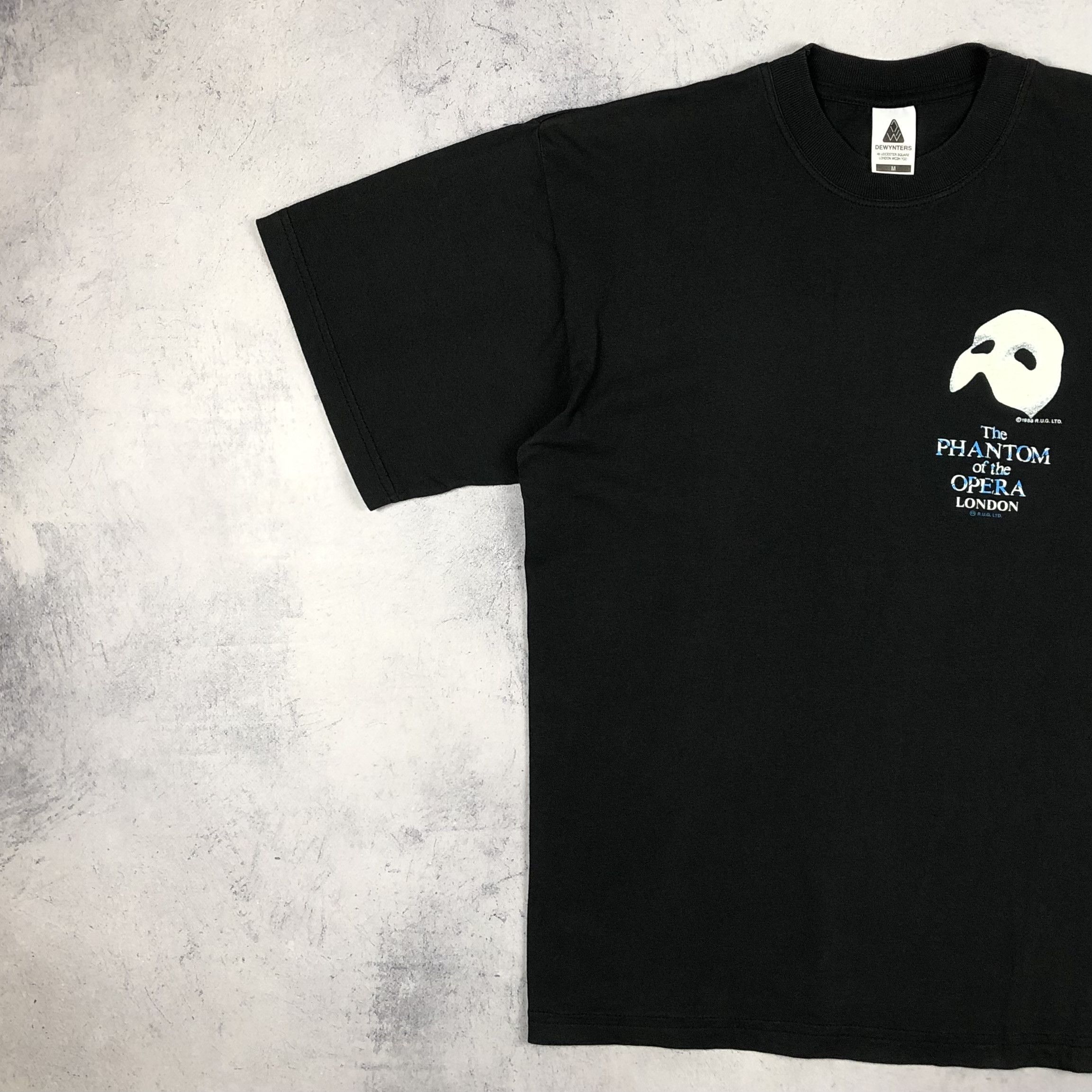 Vintage 1988 The Phantom of the Opera London Tee Size US M / EU 48-50 / 2 - 6 Thumbnail