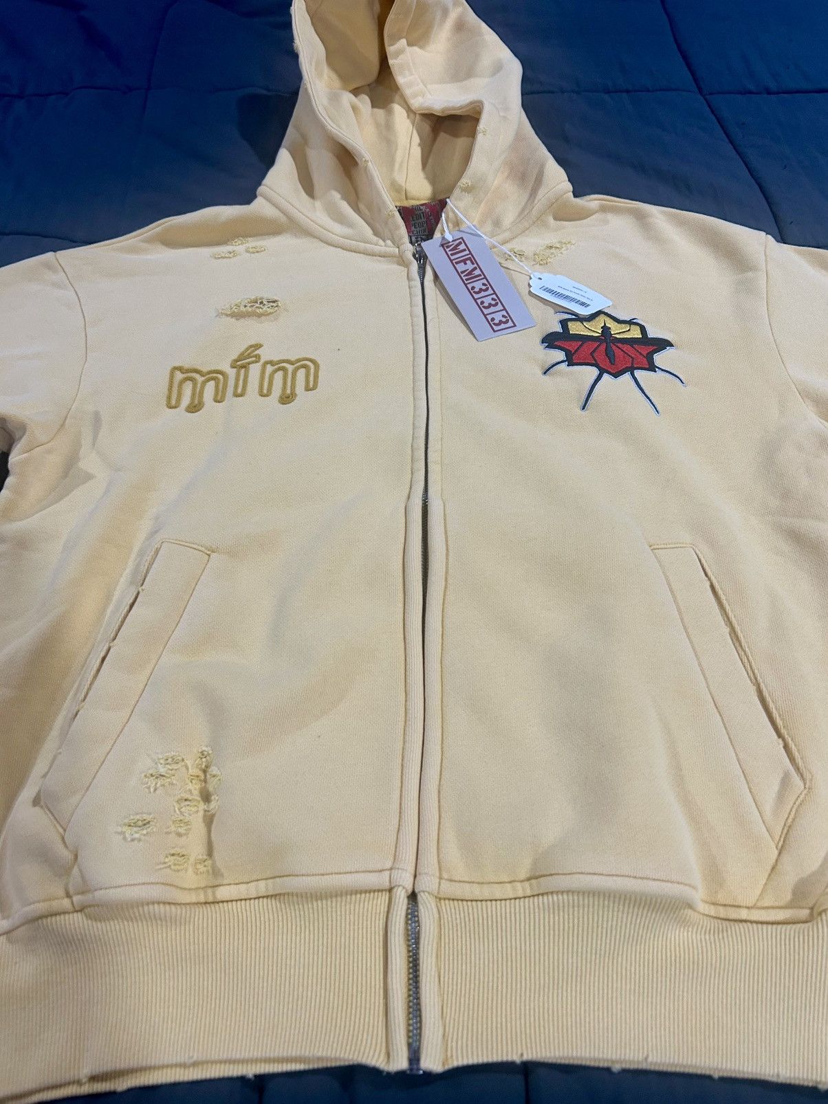 murd333r.fm Murd333r.fm General Issue Special Ops Hoodie Indo Yellow“Lg” Size US L / EU 52-54 / 3 - 2 Thumbnail
