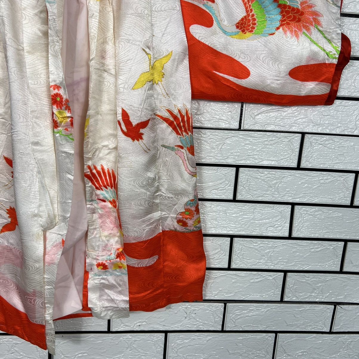 Japanese Brand Traditional Japan Kimono Embroidered Phoenix Logo #4190-C190 Size ONE SIZE - 14 Thumbnail