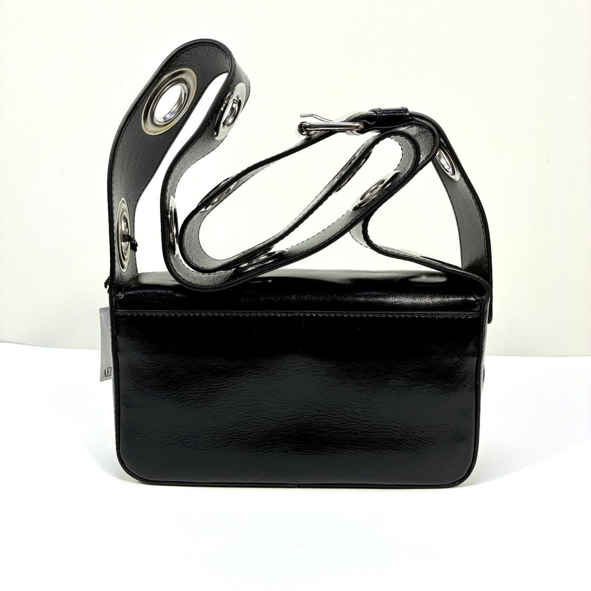 Moschino Moschino Couture Metal Logo Crossbody Shoulder Bag Black NWT Size ONE SIZE - 2 Thumbnail