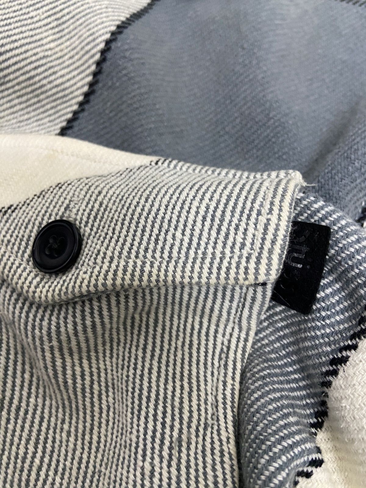 Flannel × Stussy × Vintage Stussy Flannel Long Sleeve Collar Shirt Size US L / EU 52-54 / 3 - 5 Thumbnail