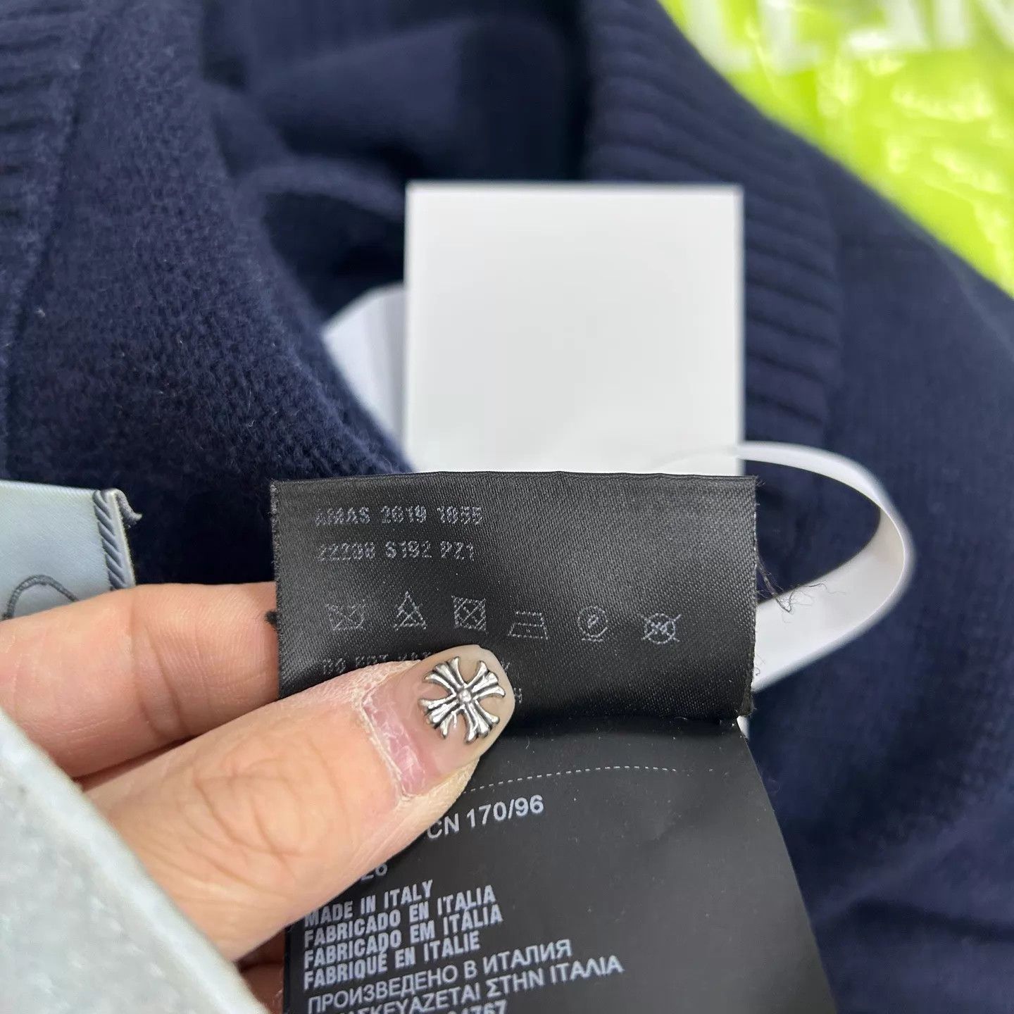 Prada PRADA 99 New Navy Small Logo Knit Pants 40 Size 27" / US 4 / IT 40 - 4 Thumbnail