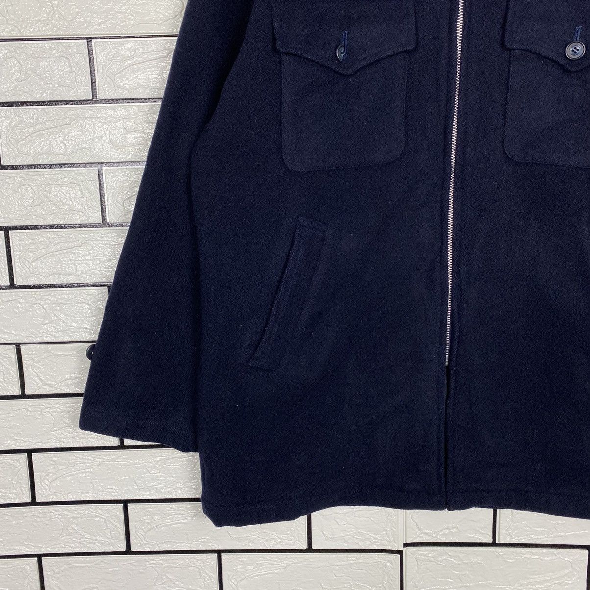 Issey Miyake 📌Vintage Wool Chore Jacket Zipper Blanket Massimo Supply Size US M / EU 48-50 / 2 - 5 Thumbnail