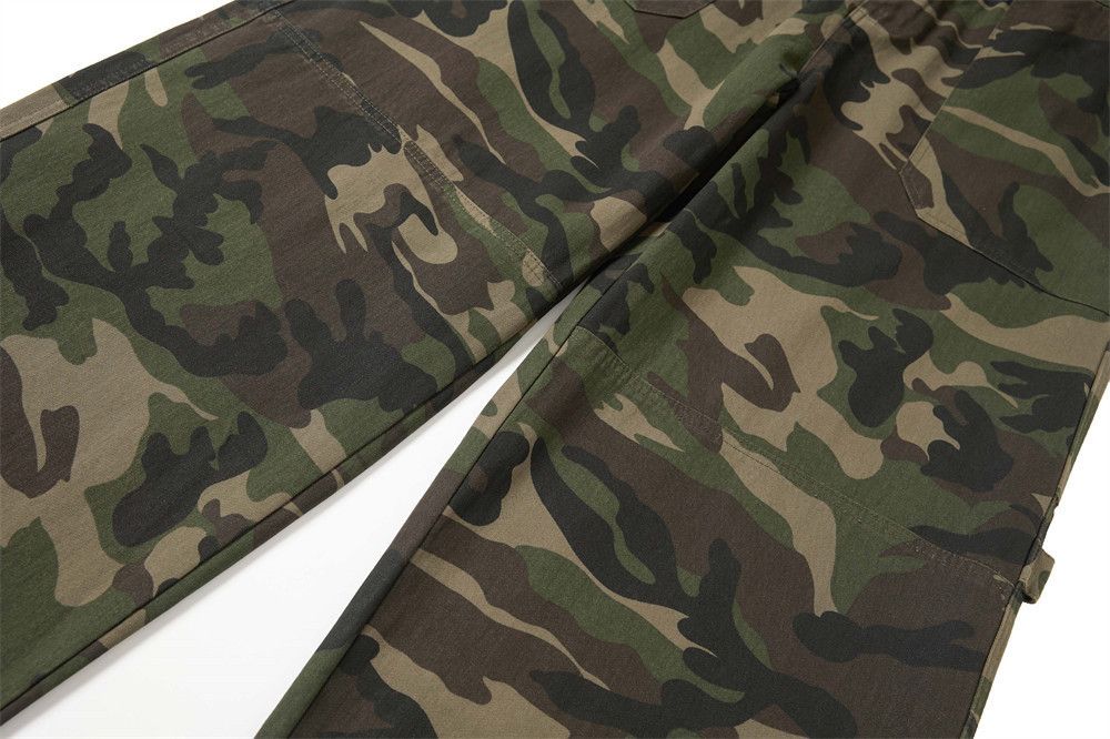 Japanese Brand American camouflage men's punk loose wide-leg work trousers Size US 32 / EU 48 - 4 Thumbnail