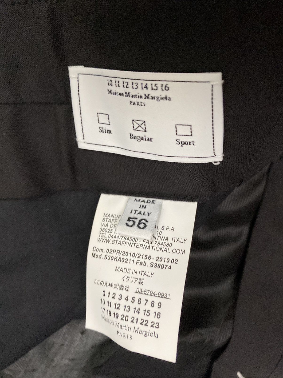 Maison Margiela MM 🇮🇹 Grey Wool Airate Slacks Runway Vintage 2010 NWT Size 40R - 19 Thumbnail