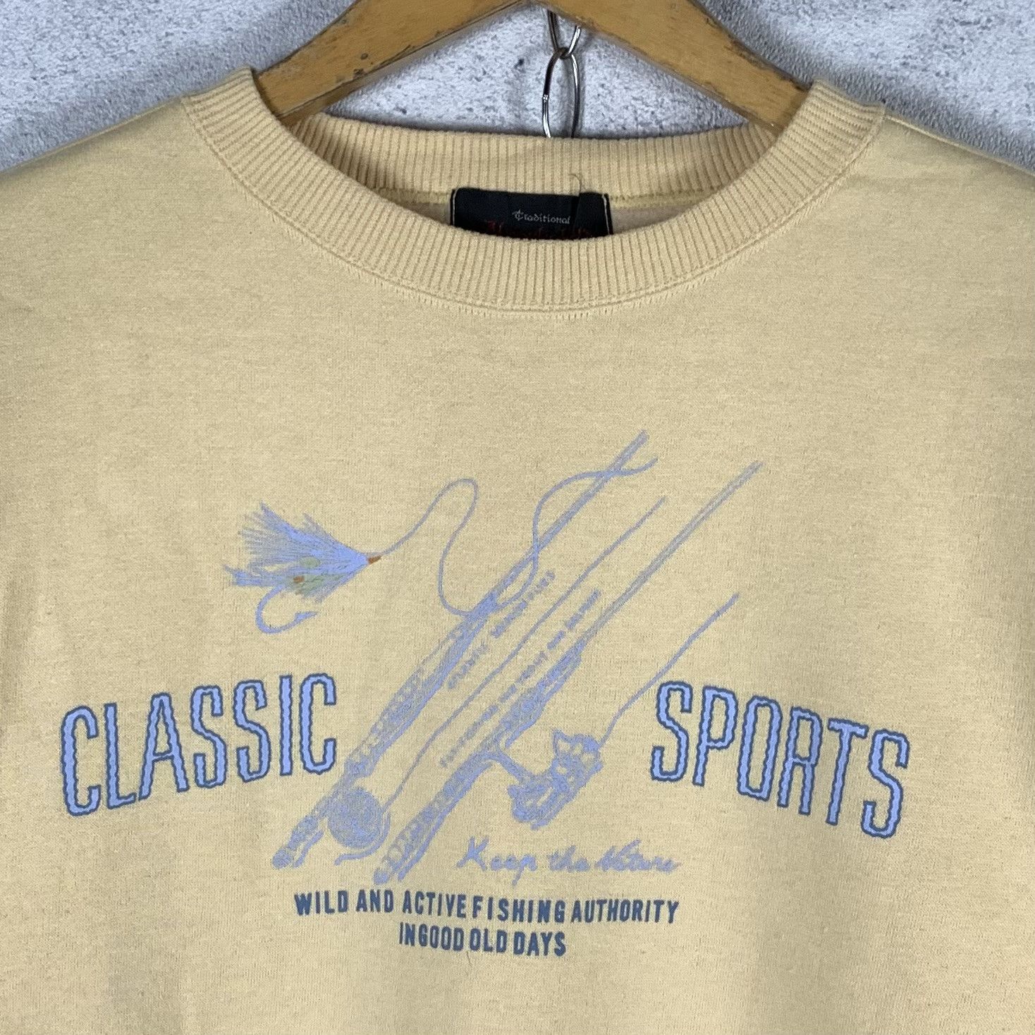 Vintage Vintage Classic Sports Wild Active Fishing Sweatshirt Size US L / EU 52-54 / 3 - 2 Thumbnail
