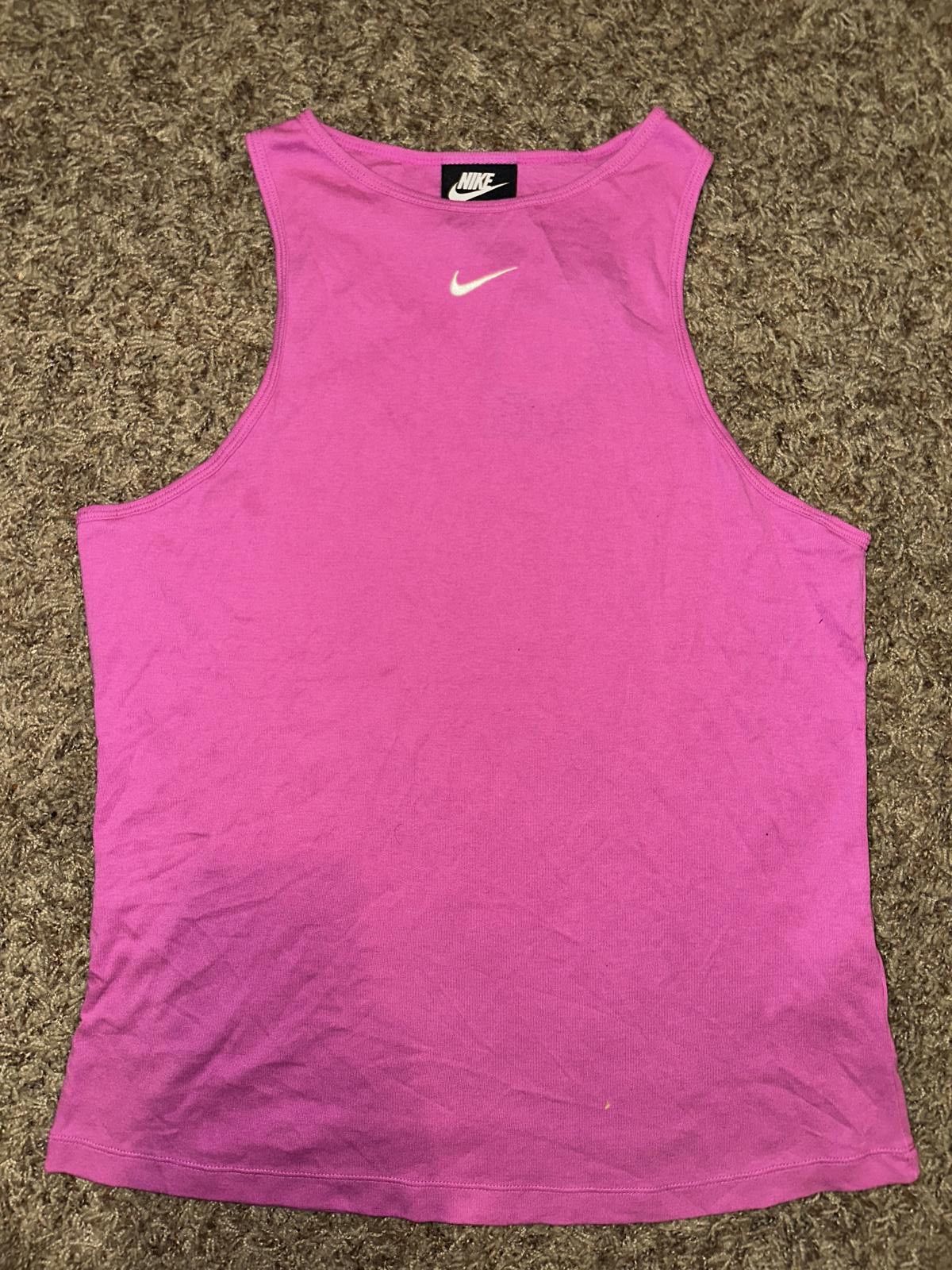 Nike Nike Sportswear Women's Basic Essential Pink Tank Top Size L / US 10 / IT 46 - 1 Thumbnail