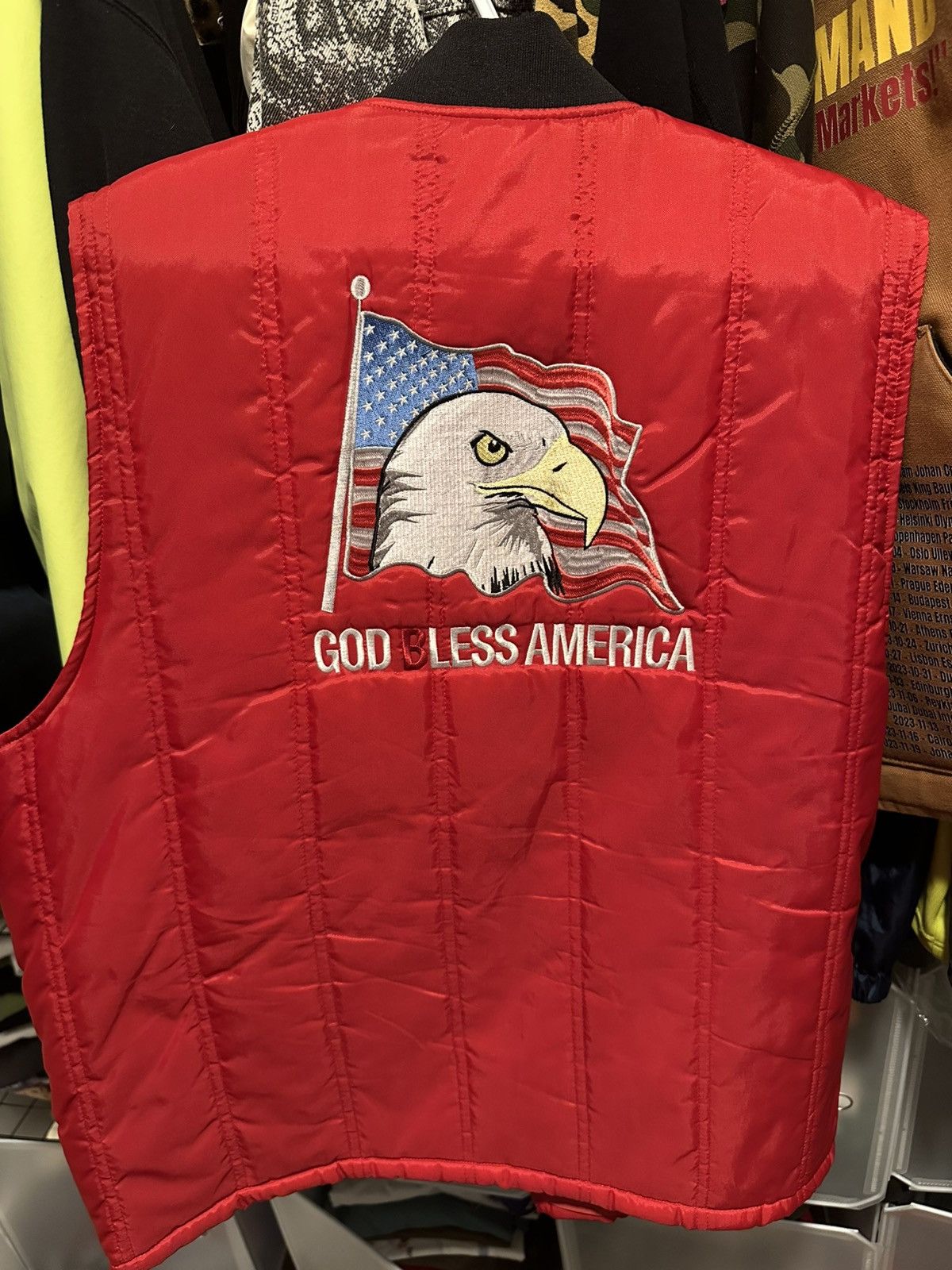 Fuck The Population FTP God Bless America Vest Size US L / EU 52-54 / 3 - 2 Thumbnail