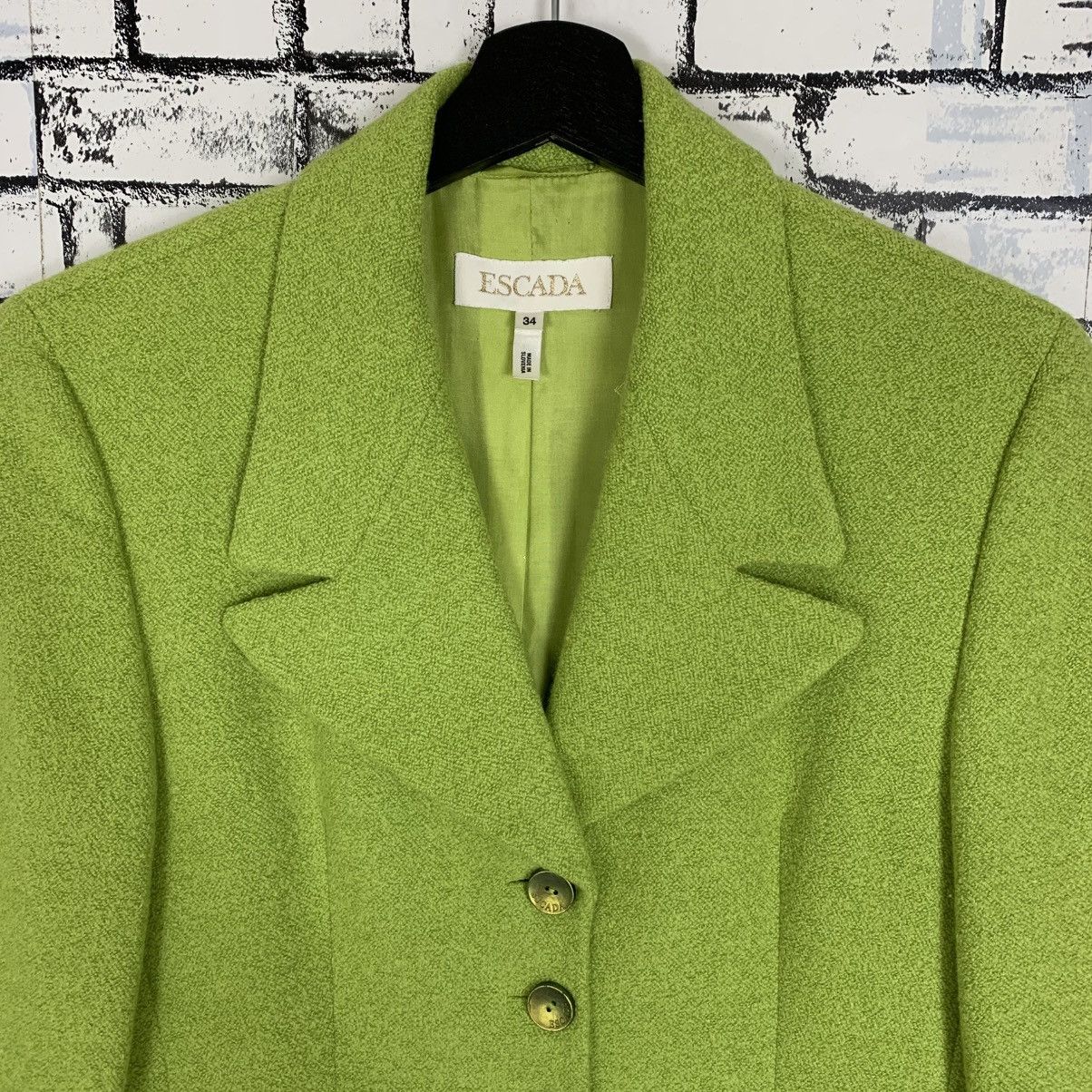 Designer × Escada × Vintage Vintage Escada Blazer Woman Blazer Size 34 Size XXS / US 00 / IT 34 - 4 Thumbnail