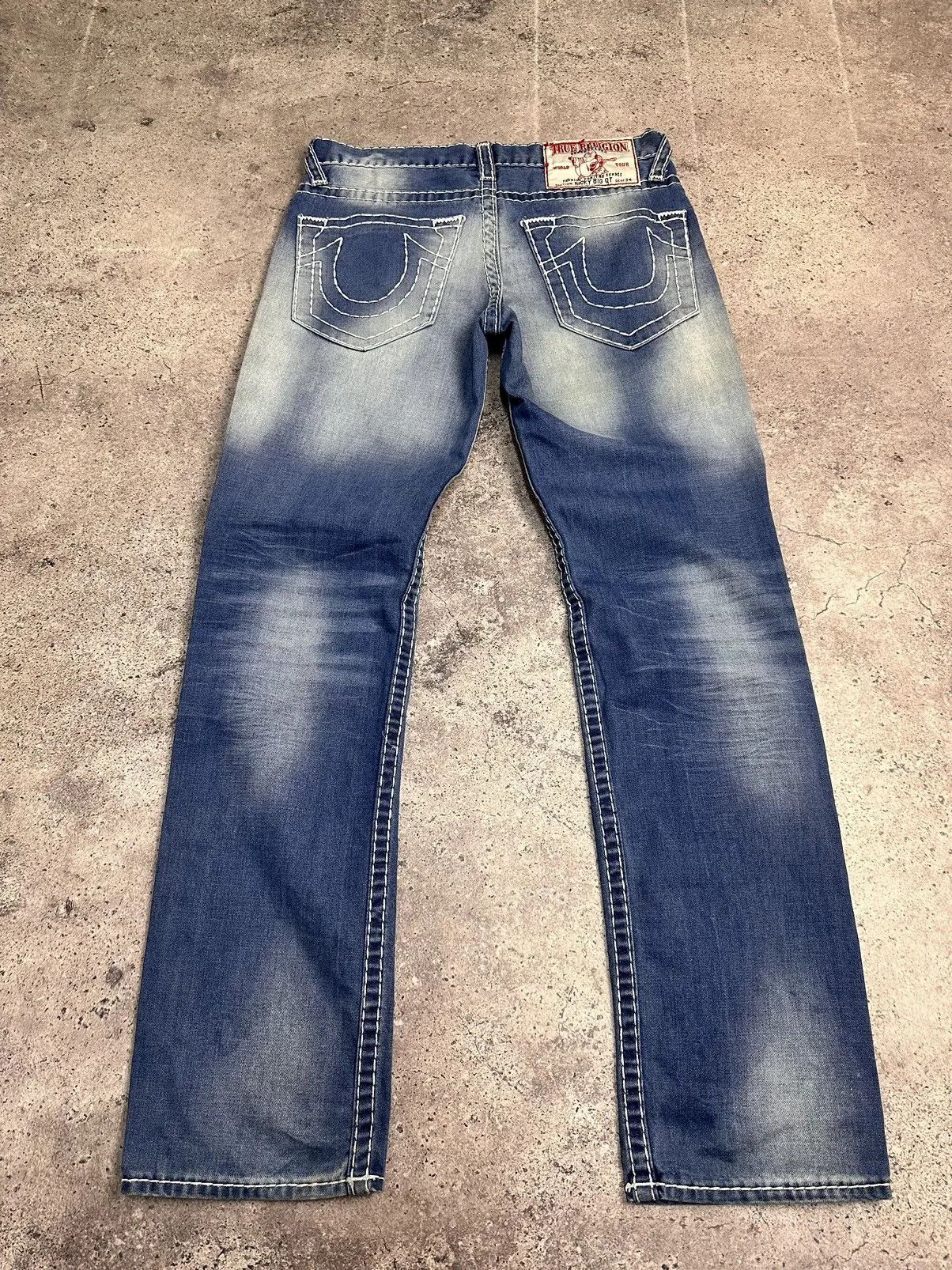 True Religion Vintage True Religion Denim Pants USA EdHardy Evisu Style Size US 34 / EU 50 - 10 Thumbnail