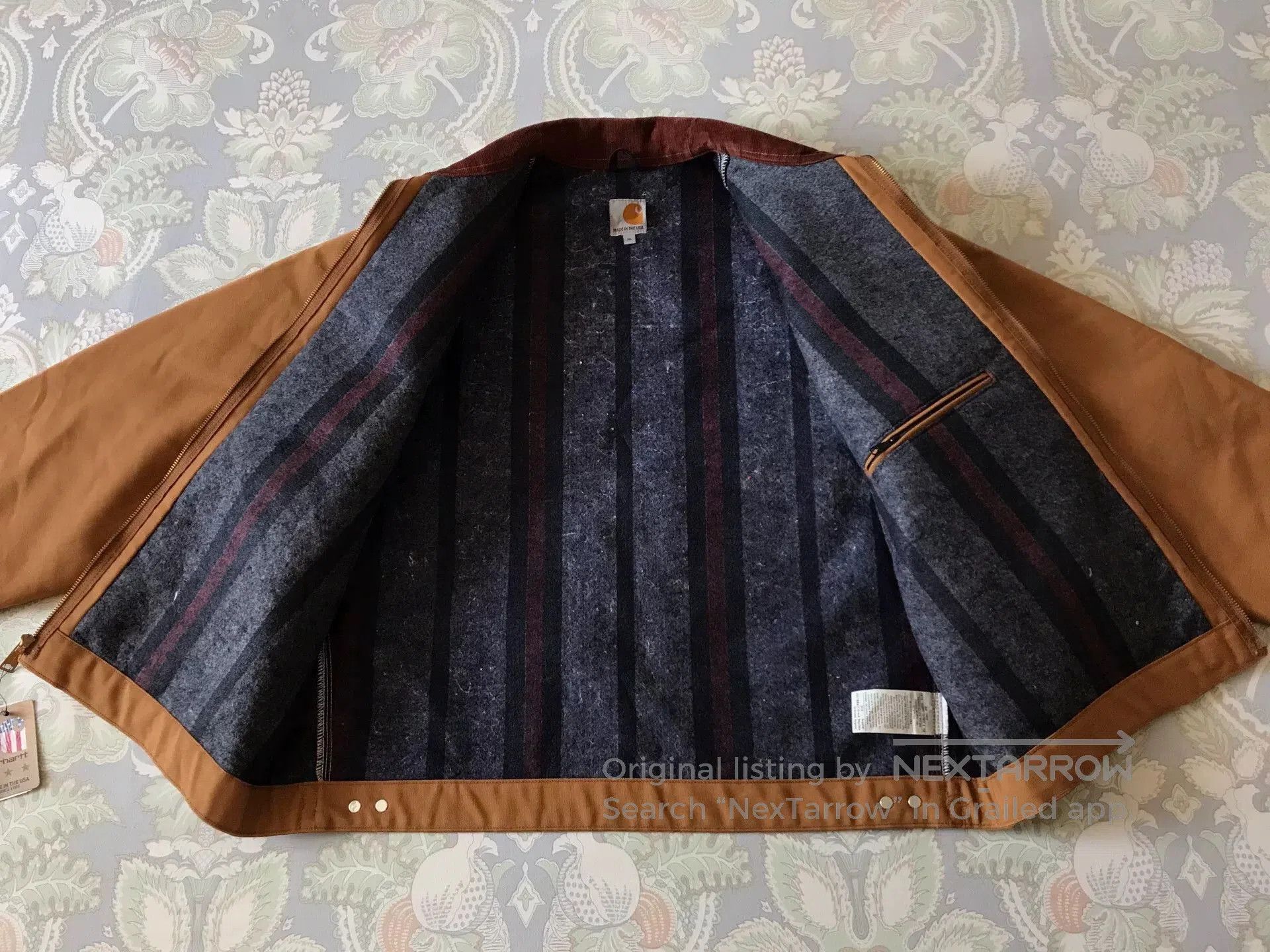 Carhartt Carhartt J001 Detroit Jacket Brown XL. Size US XL / EU 56 / 4 - 3 Thumbnail