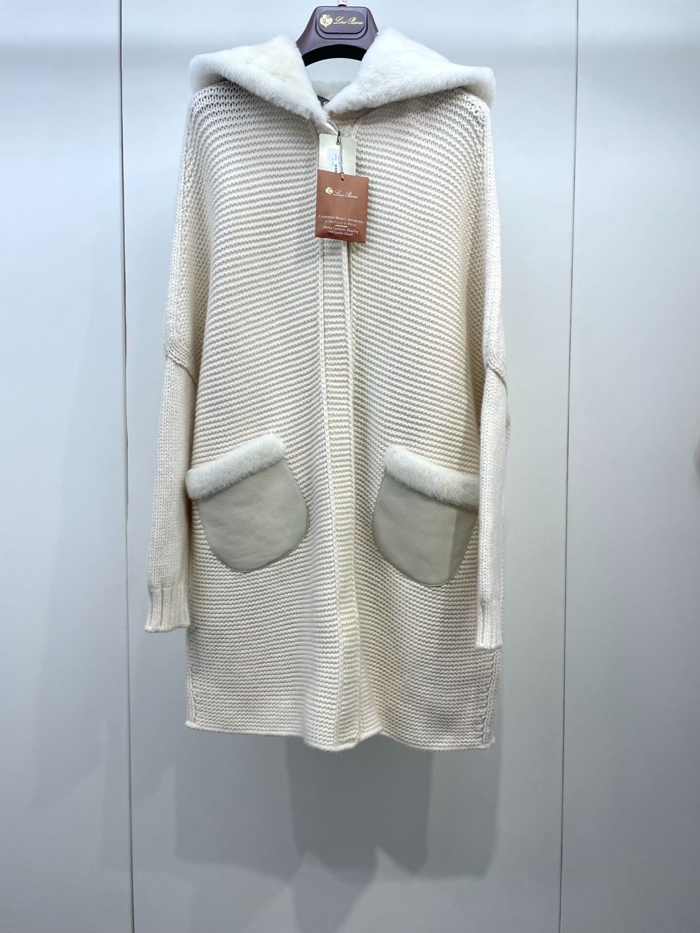 Loro Piana Loropiana Shearling Cashmere Knit Coat Size S / US 4 / IT 40 - 1 Thumbnail