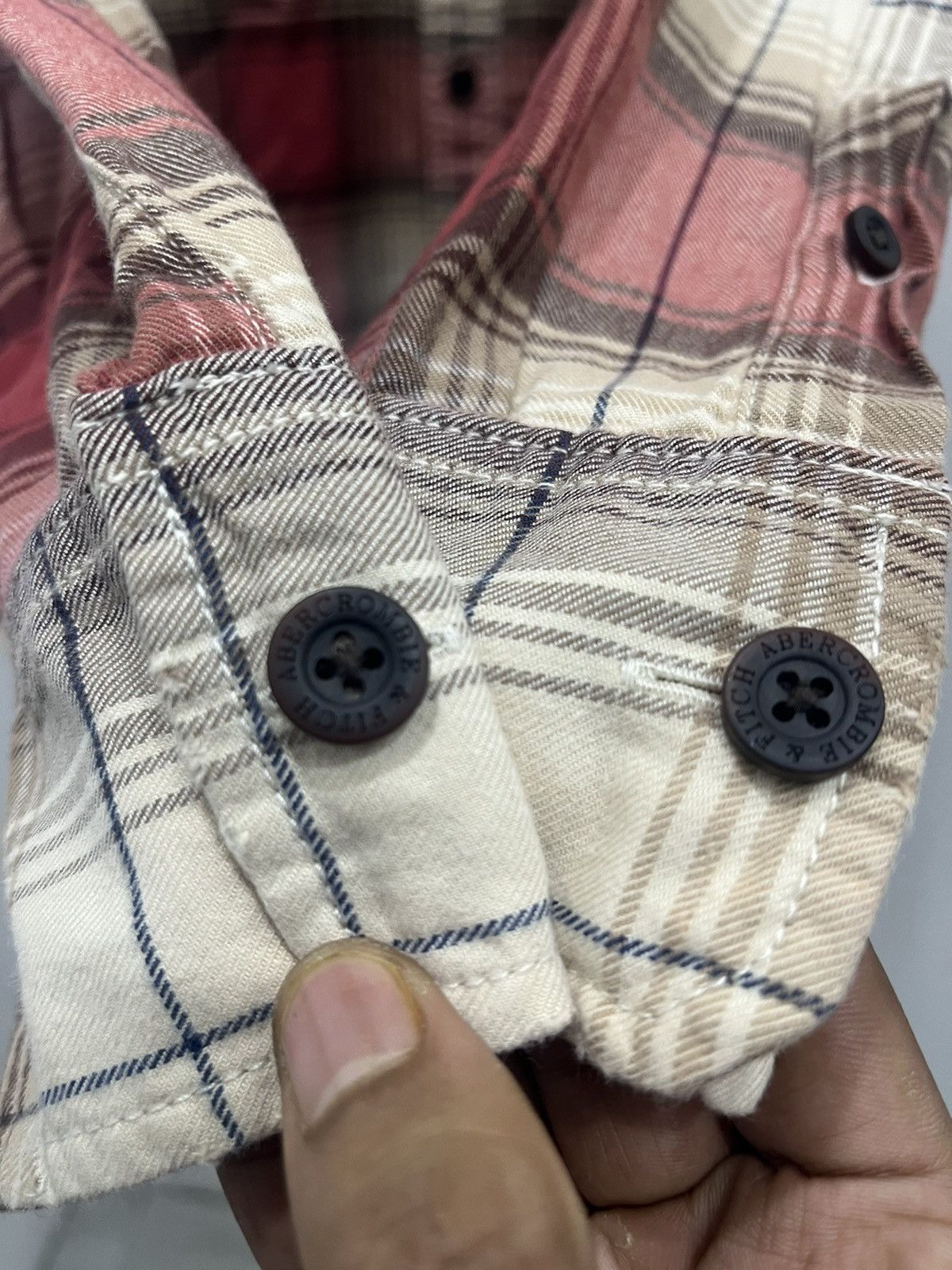 Abercrombie & Fitch Vintage Abercrombie Flannel double pocket Size US S / EU 44-46 / 1 - 6 Thumbnail