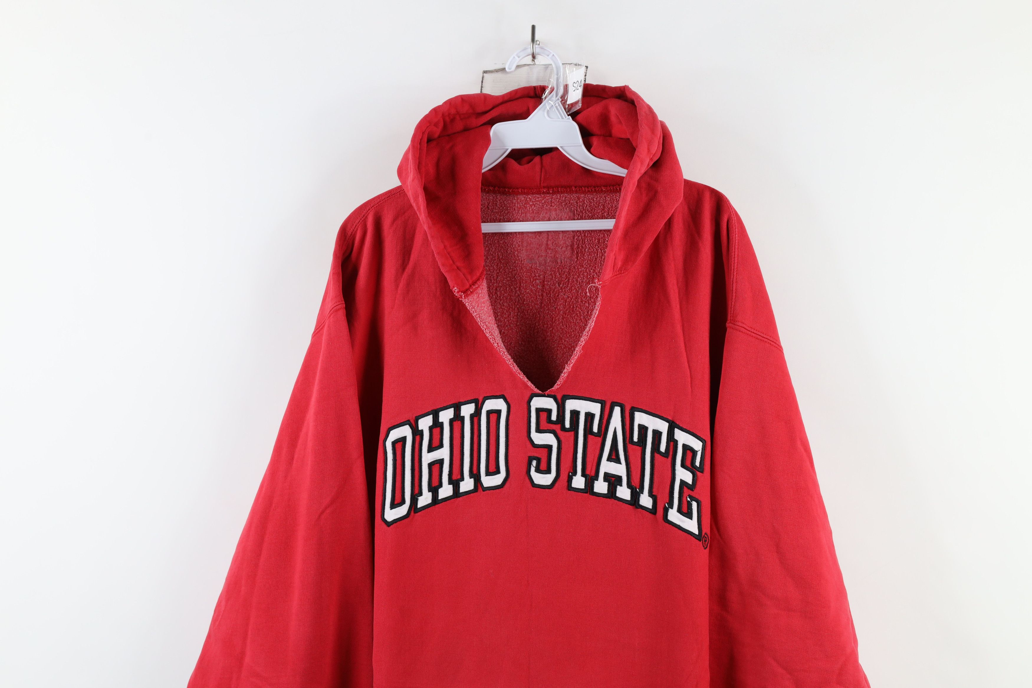 Vintage Vintage 90s Heavyweight Ohio State University Hoodie Size US XXL / EU 58 / 5 - 2 Thumbnail