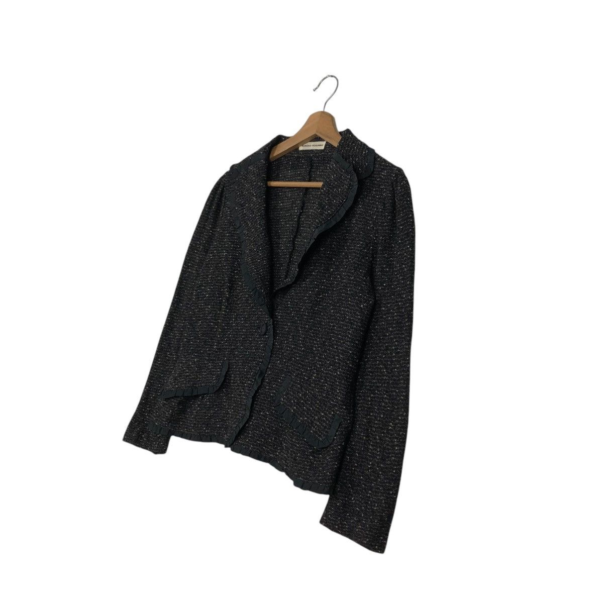 Hiroko Koshino Homme 🔥VINTAGE TWEED JACKET HIROKO KOSHINO Size M / US 6-8 / IT 42-44 - 4 Thumbnail