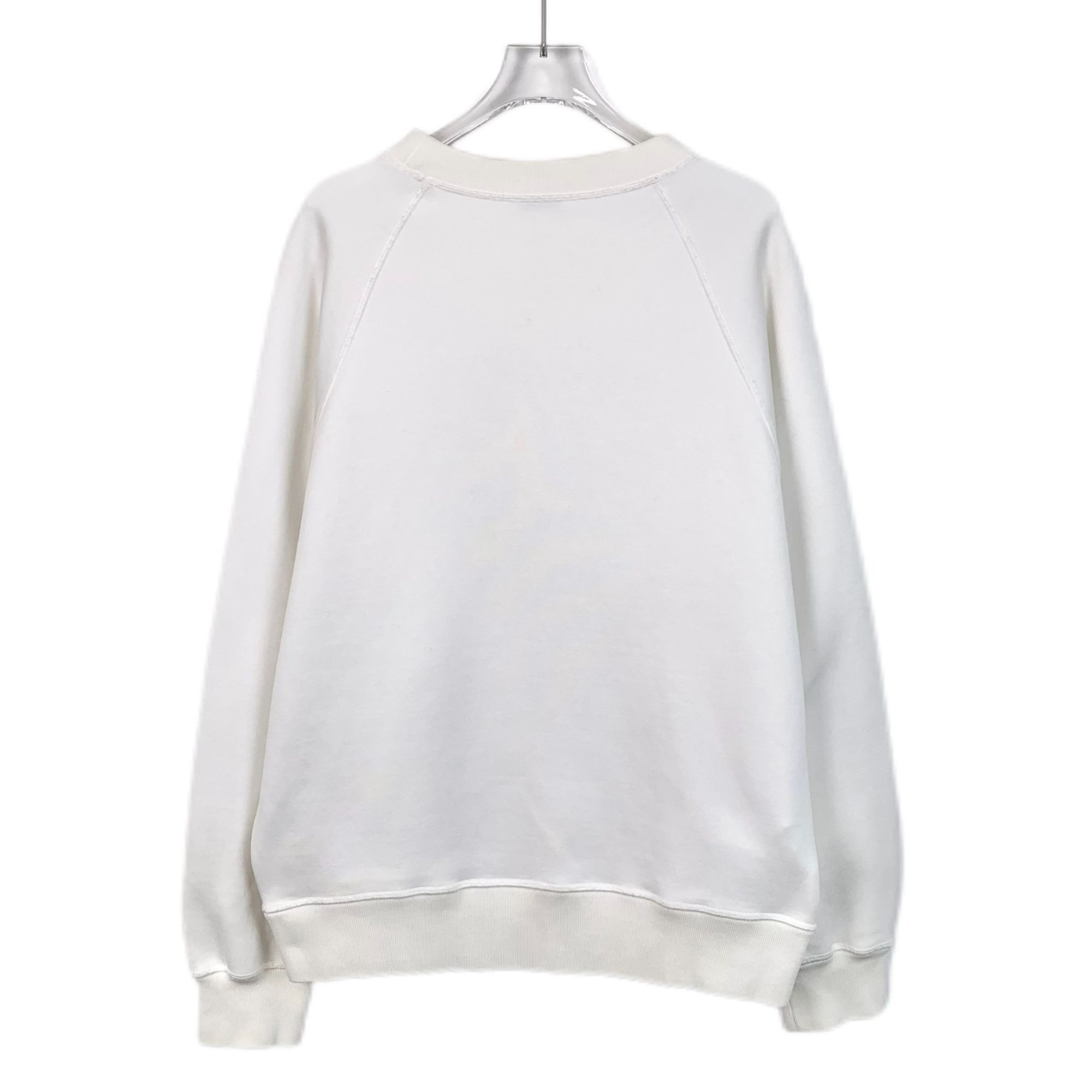 Miu Miu Miu Miu White Cotton Beaded Bow Embellished Long Sleeve Swea Size XS / US 0-2 / IT 36-38 - 10 Thumbnail
