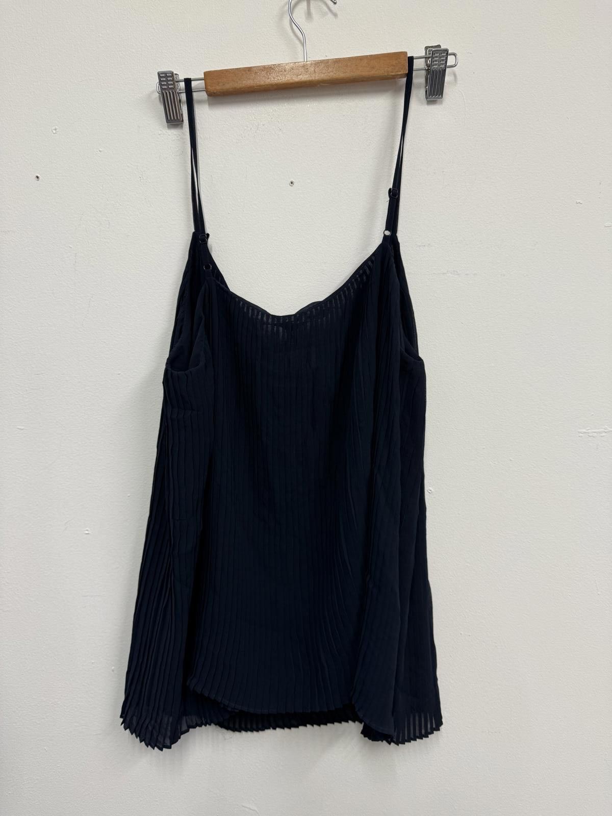 Other Autograph Navy Blue Pleated Camisole Top Size ONE SIZE - 4 Thumbnail