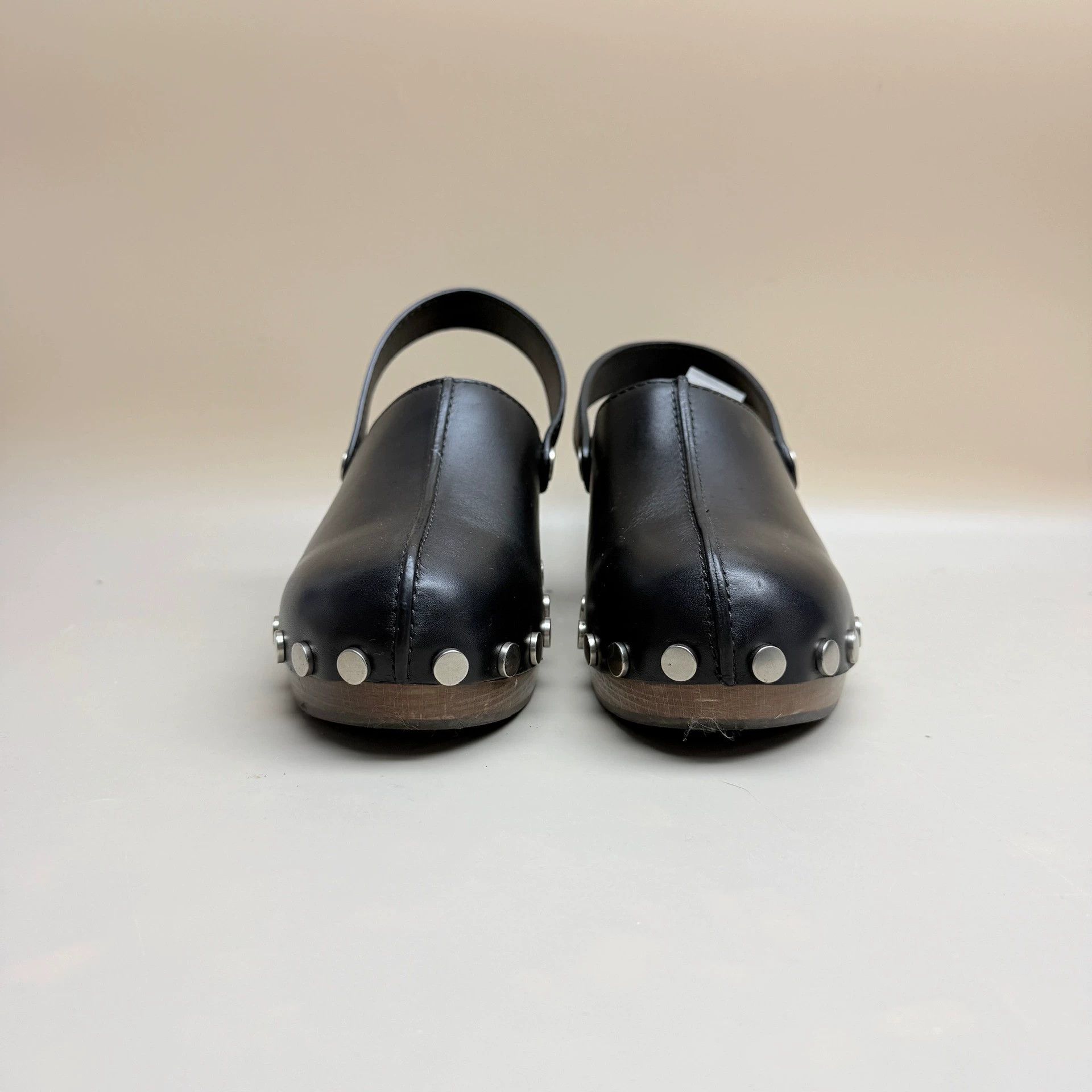 Dior Dior Women's Black Studded Thick Sole Mule 37 (Mint) Size US 6.5 / IT 36.5 - 2 Thumbnail