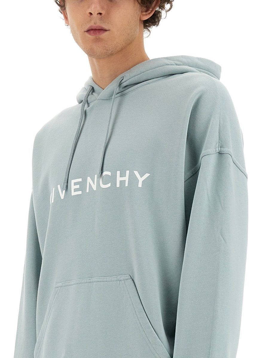 Givenchy o1srvl11e0925 Hoodie in Light Blue Size US XS / EU 42 / 0 - 6 Thumbnail