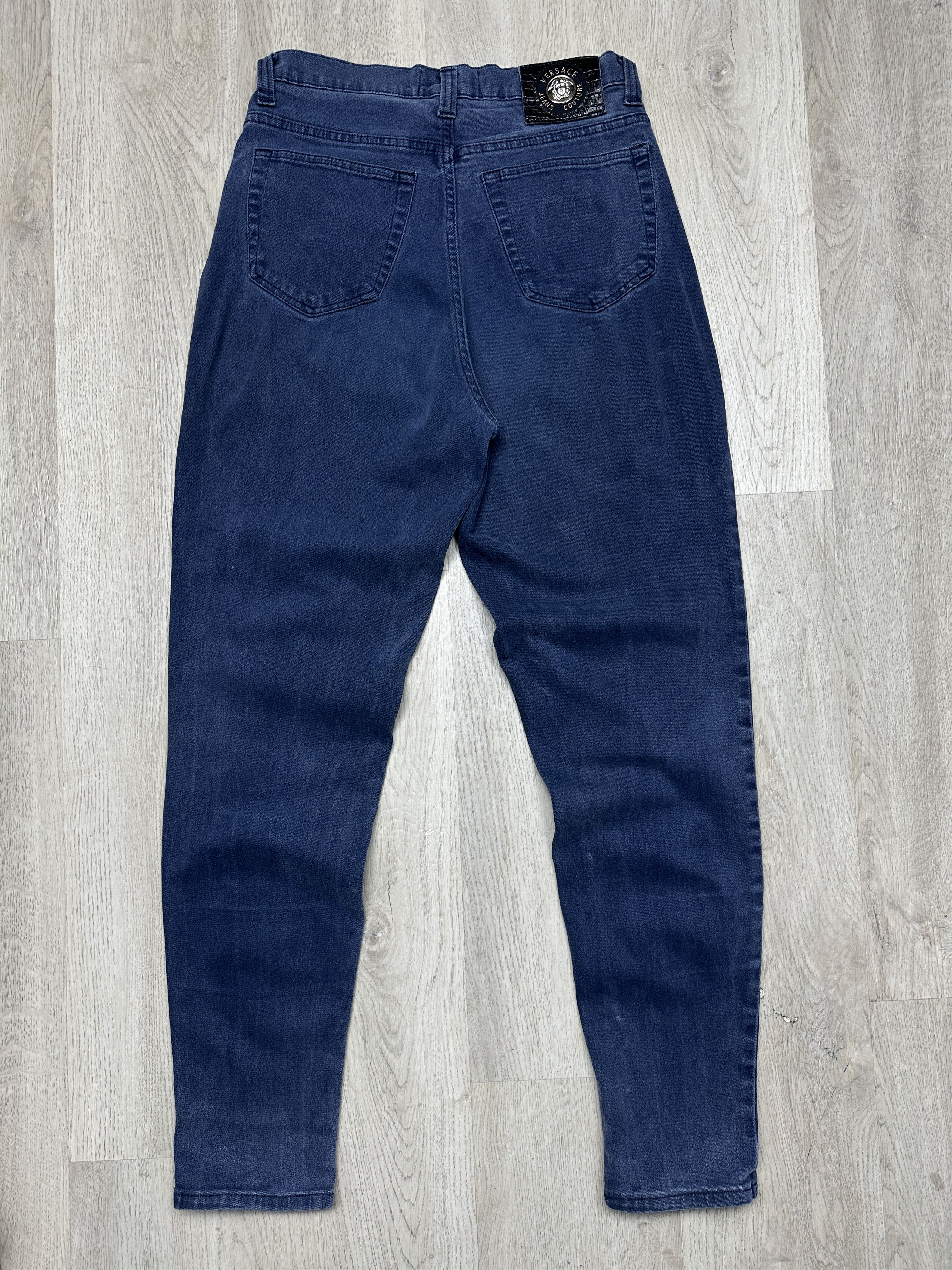 Versace Jeans Couture Versace Jeans Couture 90s Vintage Distressed Denim Pants Size US 31 - 1 Thumbnail
