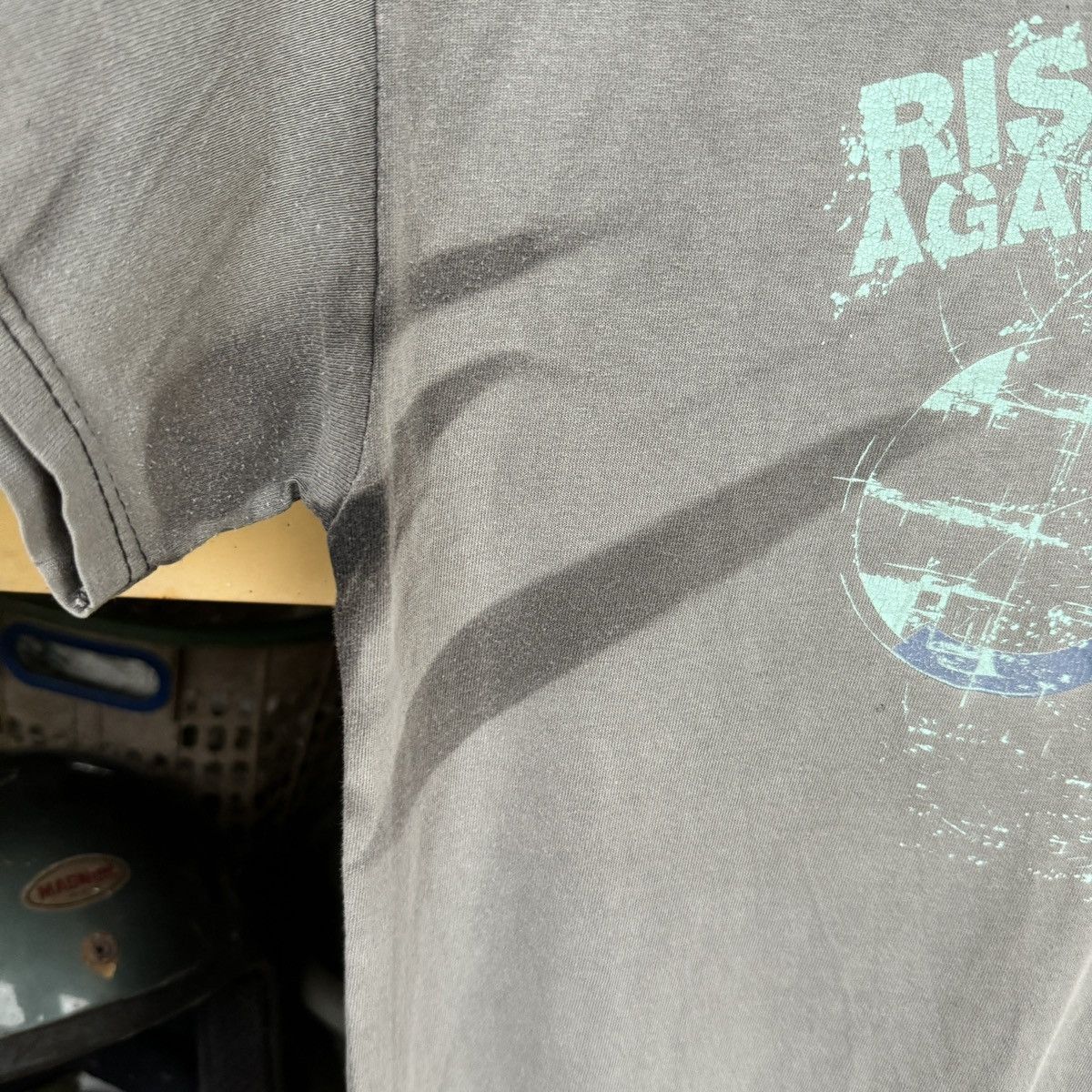 Band Tees Sunfaded Rise Against Distressed Tee Size US XS / EU 42 / 0 - 3 Thumbnail