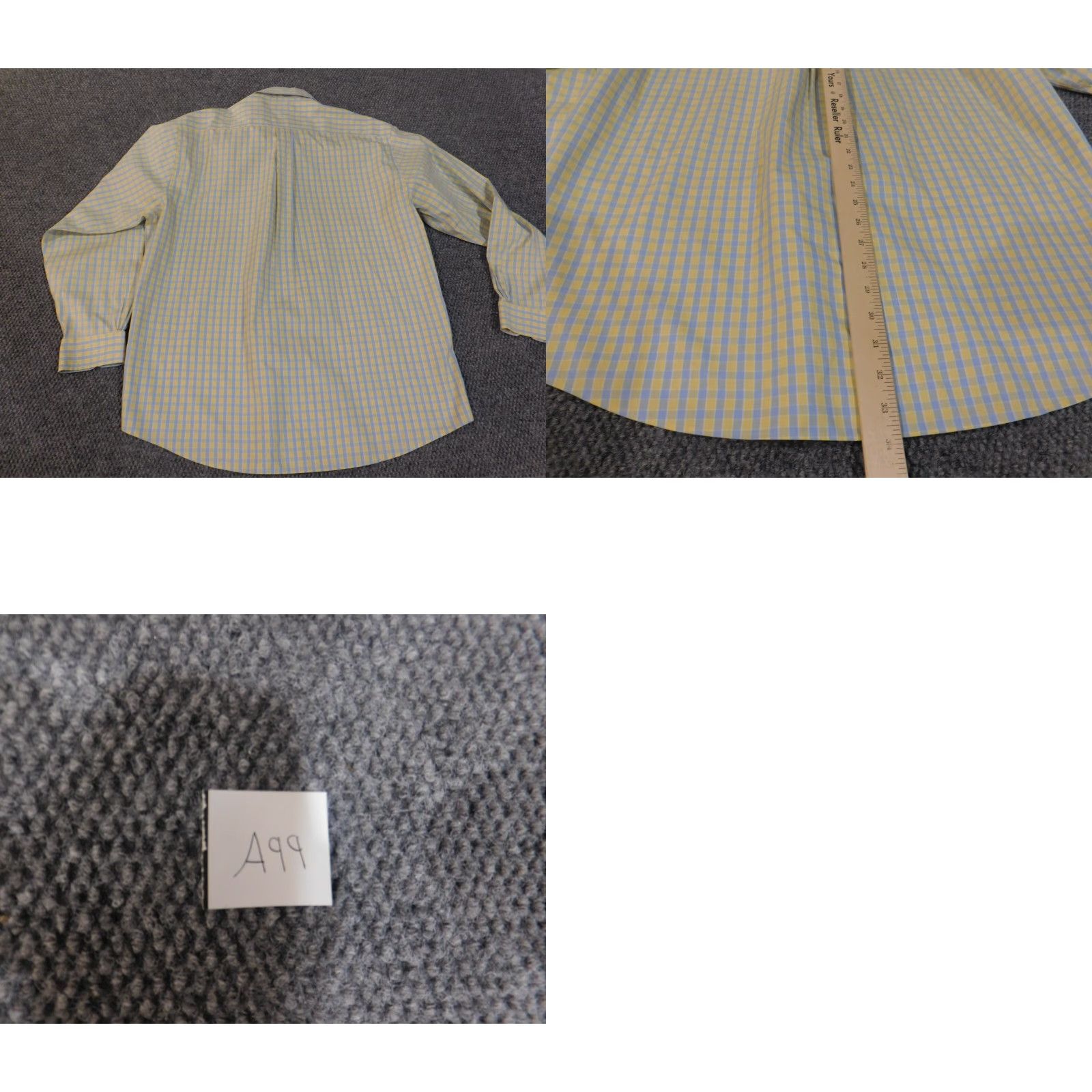 Brooks Brothers Brooks Brothers Shirt L Yellow Plaid Button-Up Long Sleeve Collar-Down Classic Preppy Mens Size US L / EU 52-54 / 3 - 8 Thumbnail