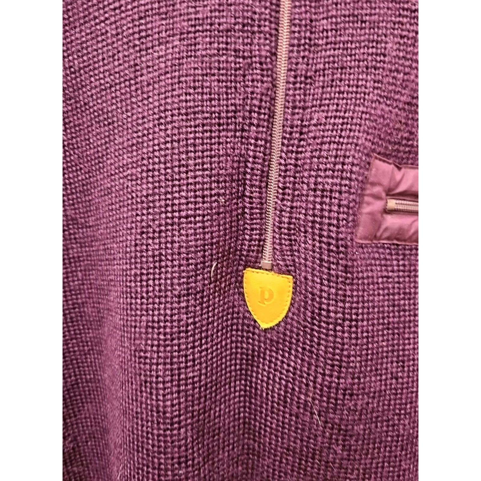 Patagonia VINTAGE Patagonia Sweater Mens Large alpinist Wool Ski Pullover Zip Up 90s Purple Wool 100% Classic Winter Wear Size US L / EU 52-54 / 3 - 2 Thumbnail