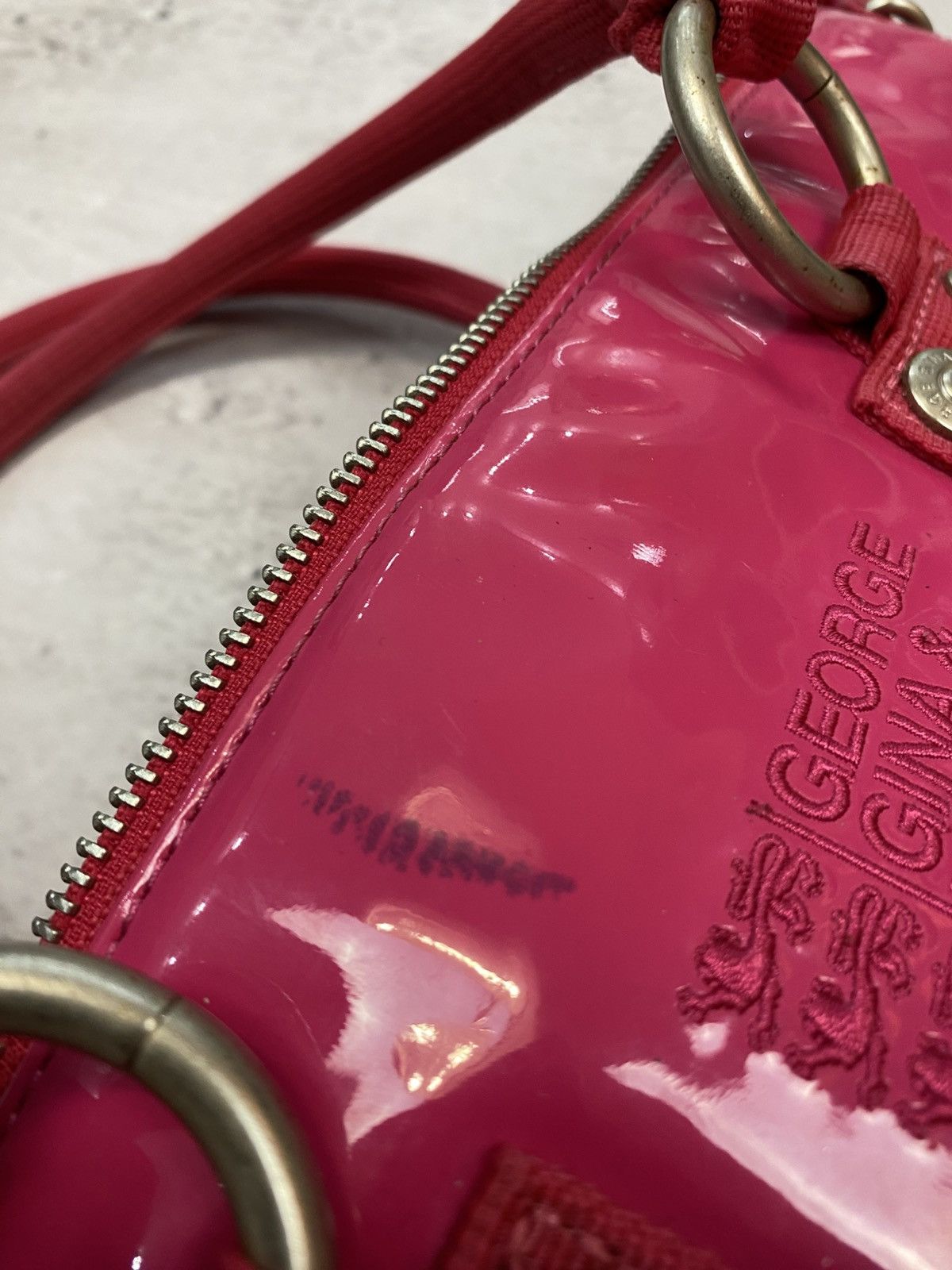 George Gina & Lucy × Japanese Brand × Vintage GGL GEORGE GINĄ LUCY AVANT GARDE Y2K OPIUM LEATHER BAG JAPAN Size ONE SIZE - 12 Thumbnail