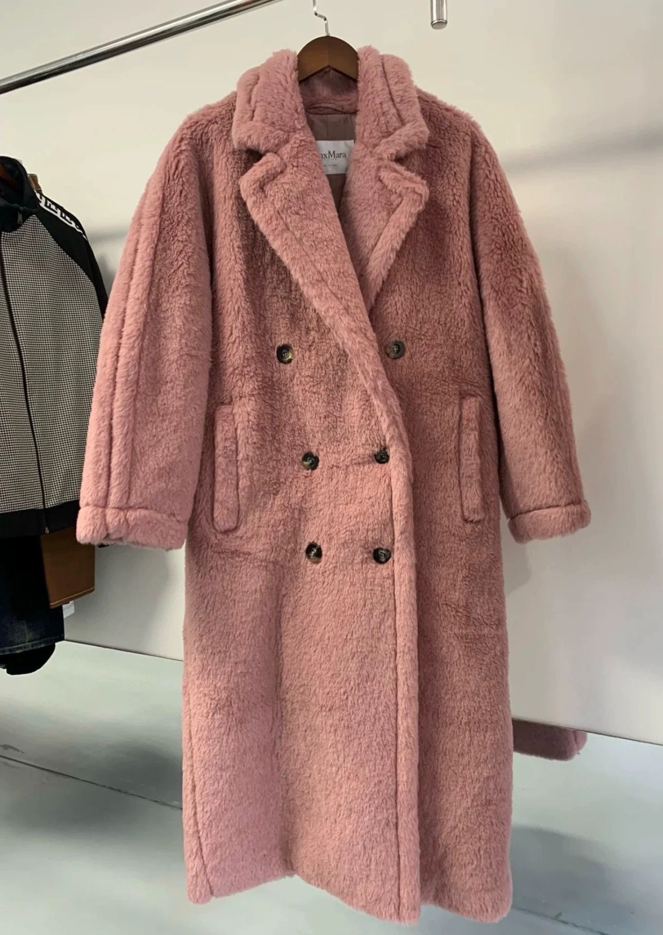 Max Mara MaxMara ZITTO Teddy 101801 Dried Rose Pink XS Size XS / US 0-2 / IT 36-38 - 8 Thumbnail