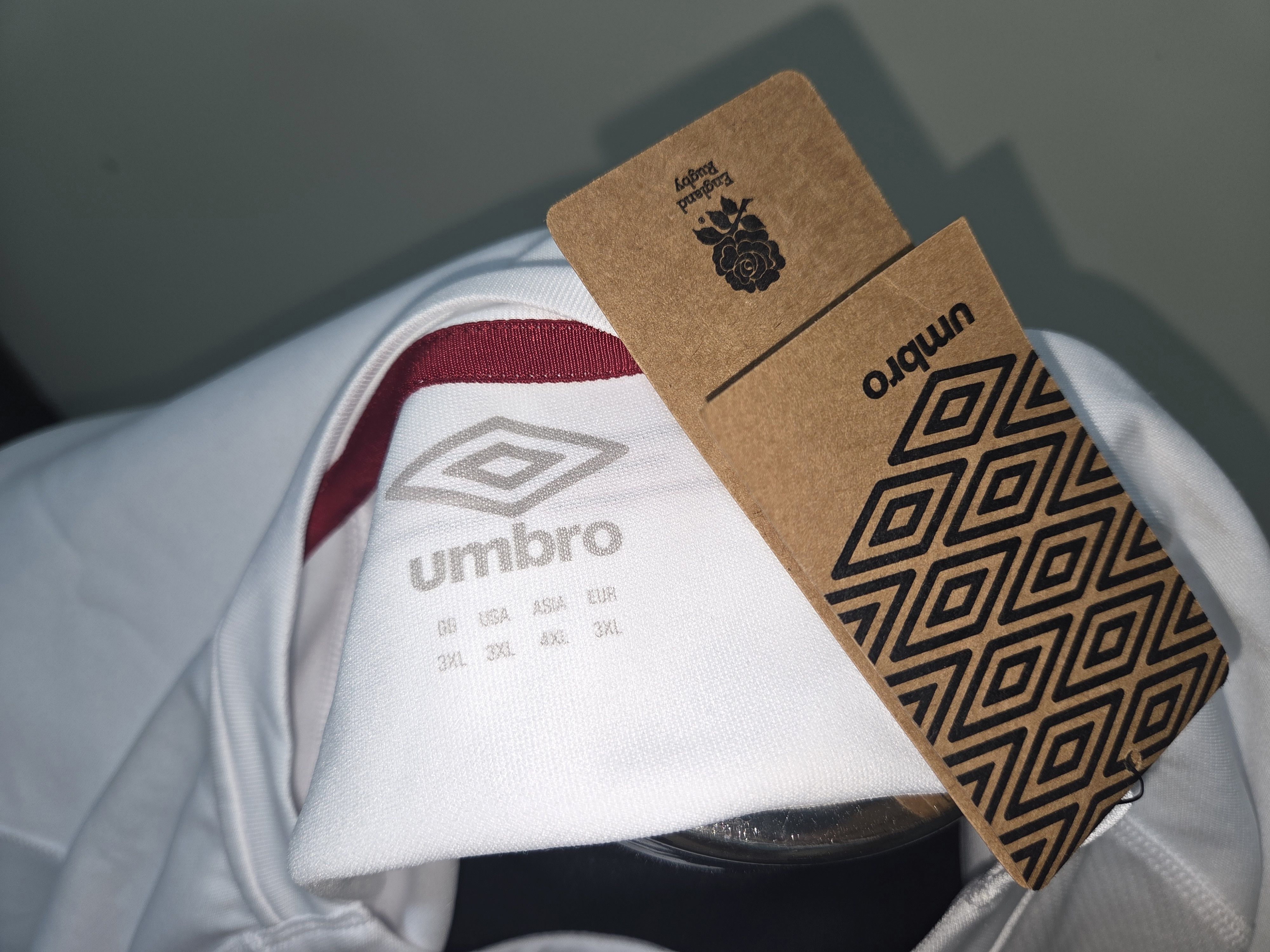 Umbro Umbro 23/24 England O2 Rugby World Cup RWC Home Jersey 3XL Size US XXL / EU 58 / 5 - 7 Thumbnail