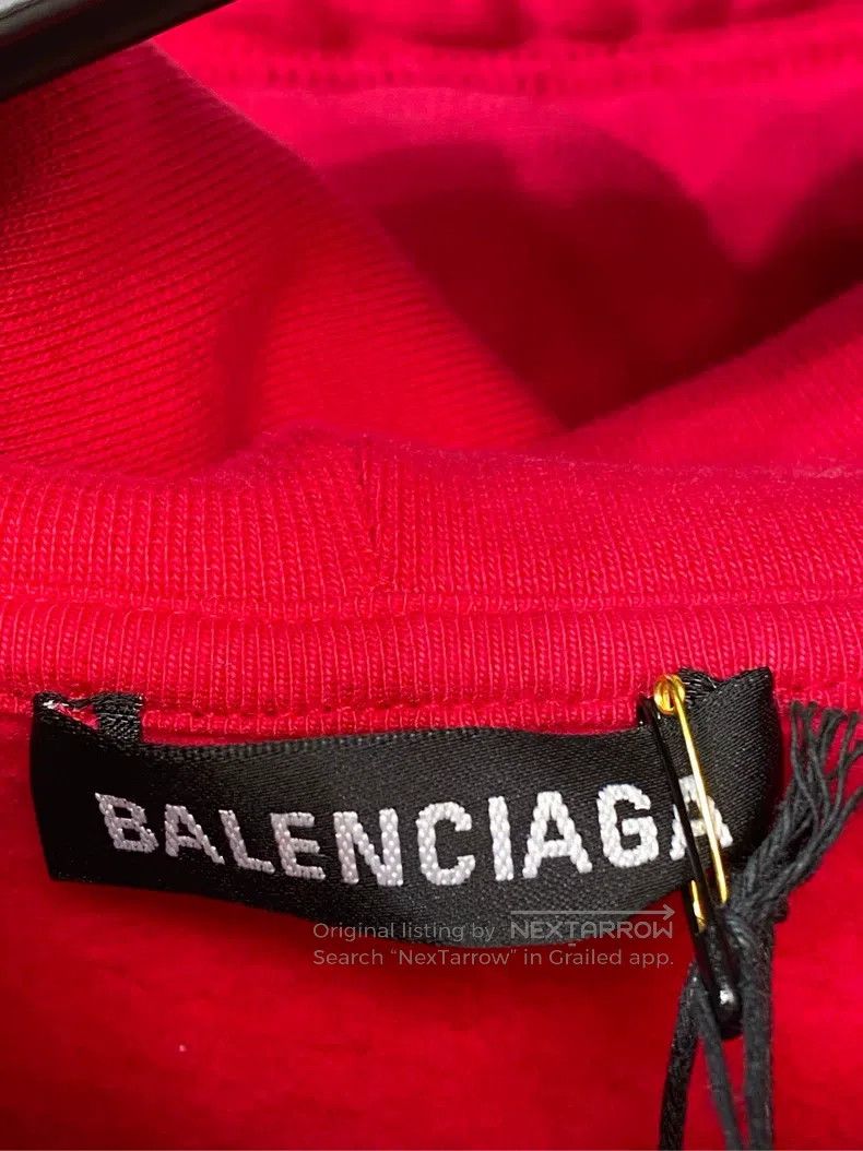 Balenciaga Balenciaga Hooded sweatshirt with crown lock and wheat, le Size US XS / EU 42 / 0 - 6 Thumbnail