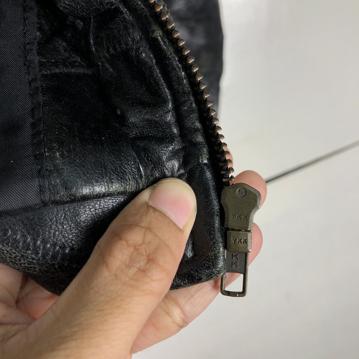 Japanese Brand 🔥Vintage Biker Genuine Leather Jacket Progress Uomo Japan Size US L / EU 52-54 / 3 - 15 Thumbnail