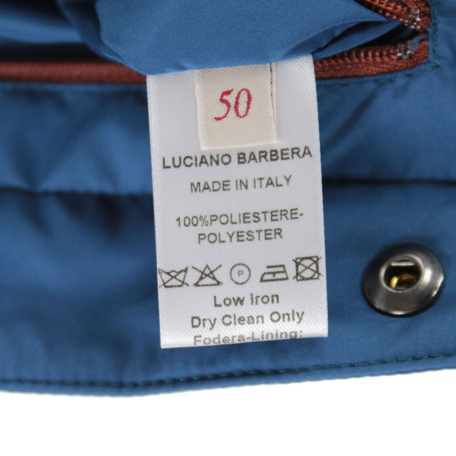 Luciano Barbera Luciano Barbera Jacket Size M US In Blue Polyester / Wool Size US M / EU 48-50 / 2 - 8 Thumbnail
