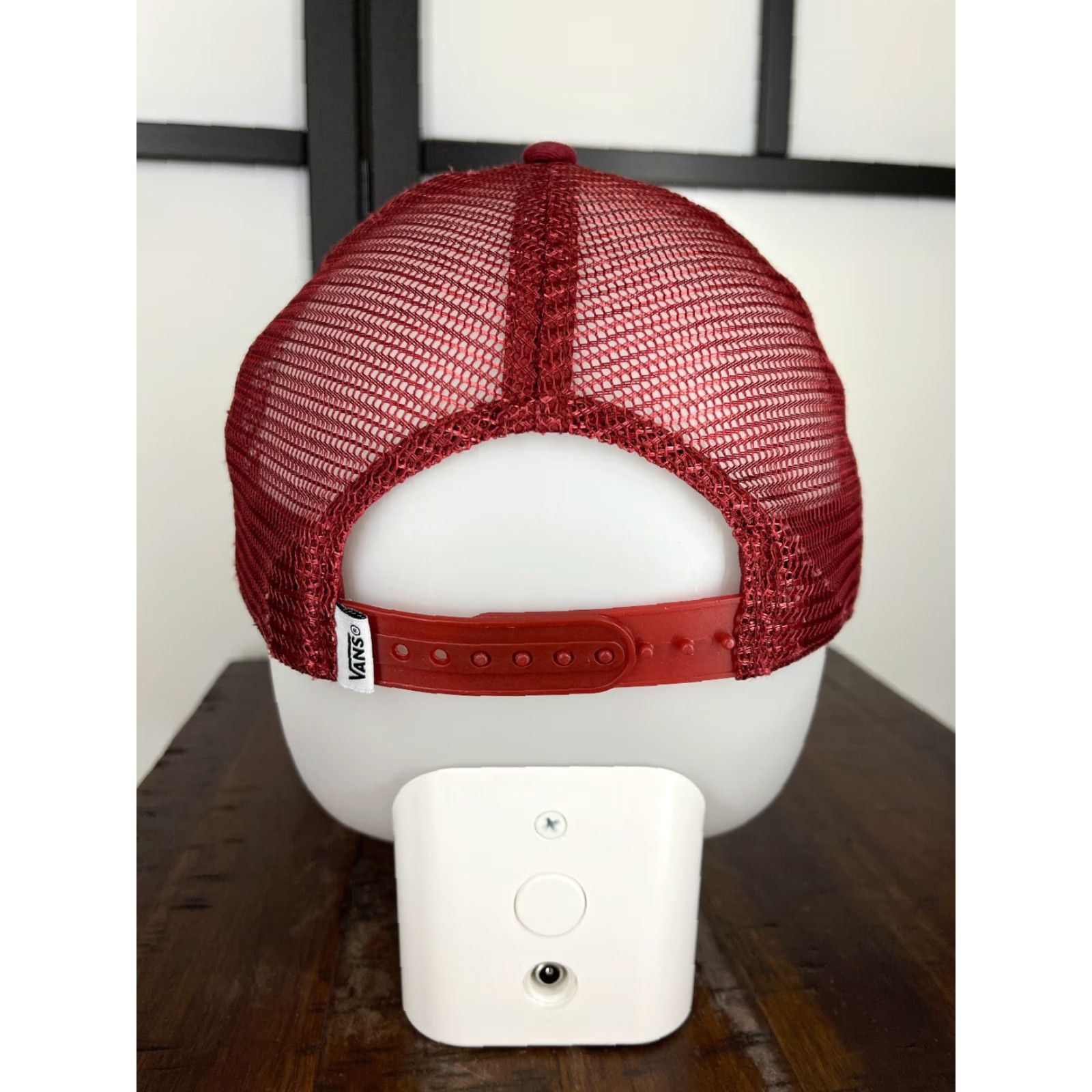 Vans VANS Hat Cap Snap Back Adult Red Black Cotton Twill Trucker Style Logo Adjustable Men One Size Beach Skate Since 1966 Vintage No N/A Size ONE SIZE - 6 Thumbnail