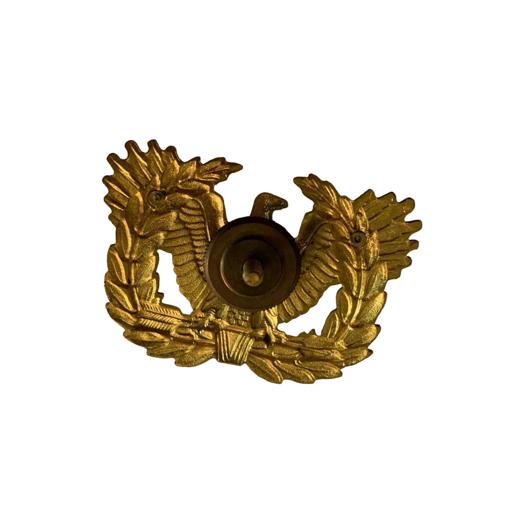 Other Vintage US Army Warrant Officer's Cap Eagle Pin with Screw B Size ONE SIZE - 2 Thumbnail