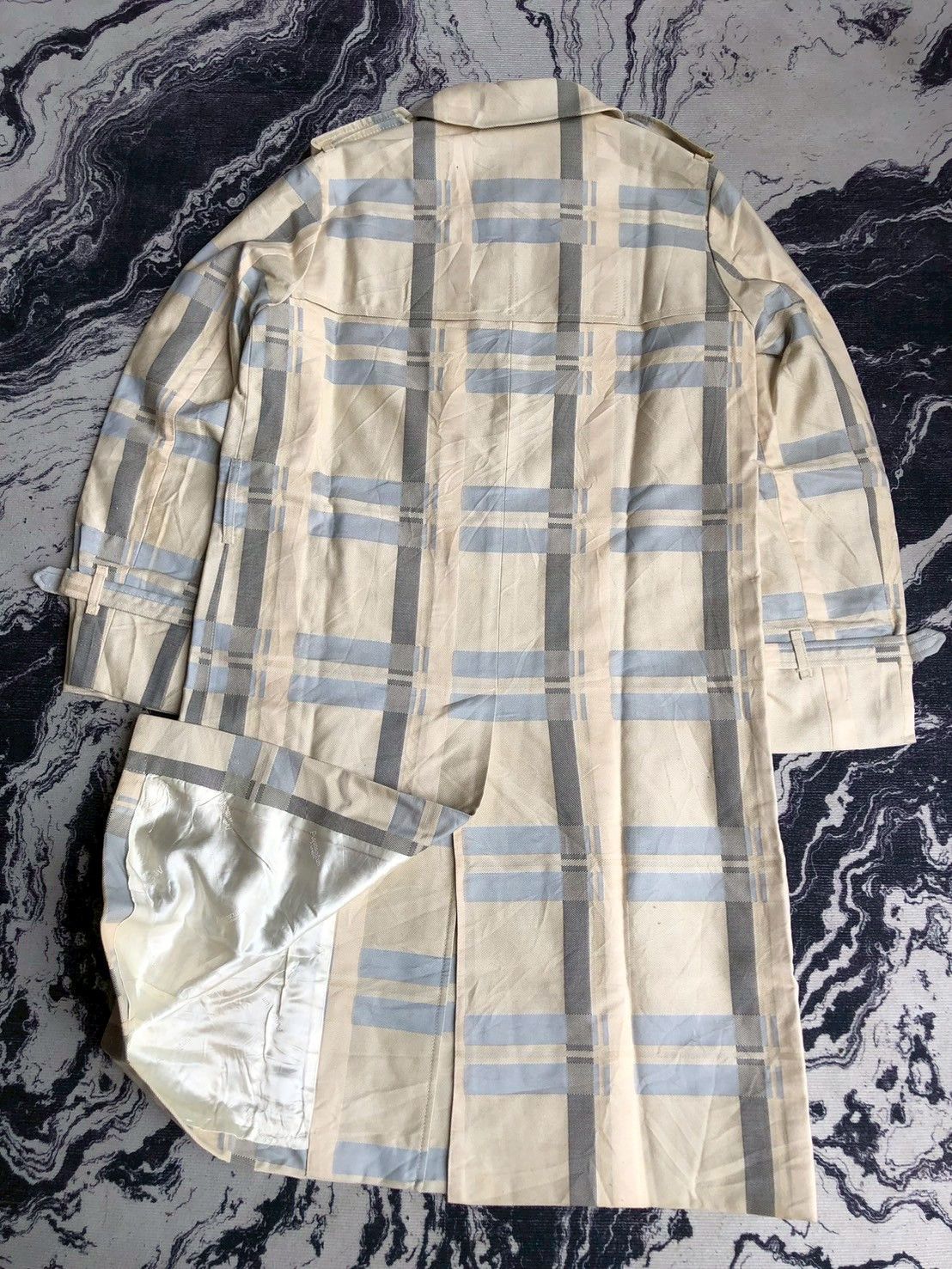 Aquascutum Vintage Aquascutum London Plaid Trench Coat England Size US M / EU 48-50 / 2 - 2 Thumbnail