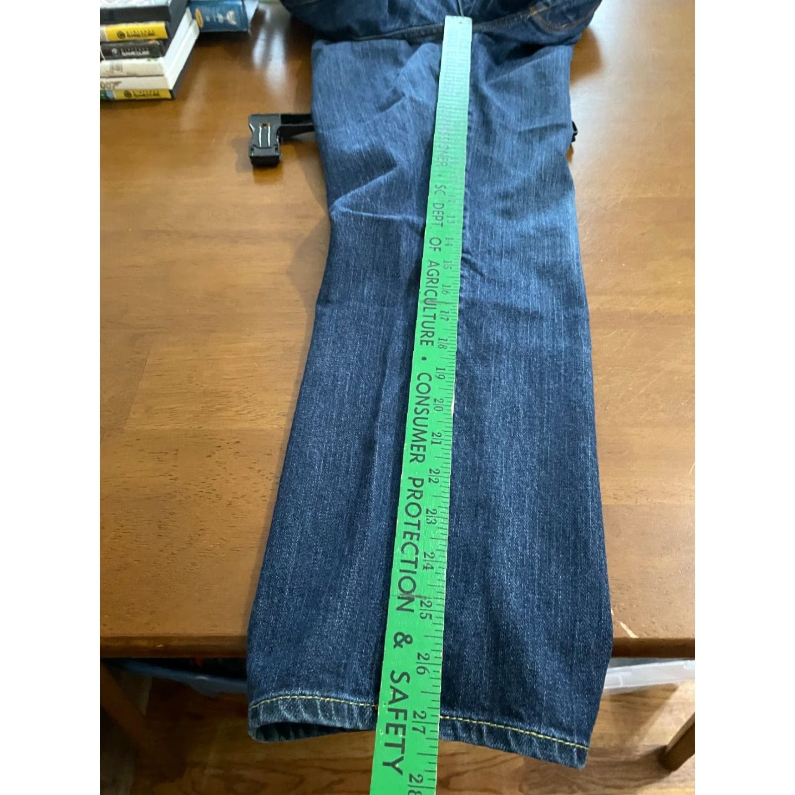 Denime X2 Womens Slim W 10 Low Rise Ankle Length Light Wash Denim Jeans Size 12 Size 34" / US 12 / IT 48 - 5 Thumbnail